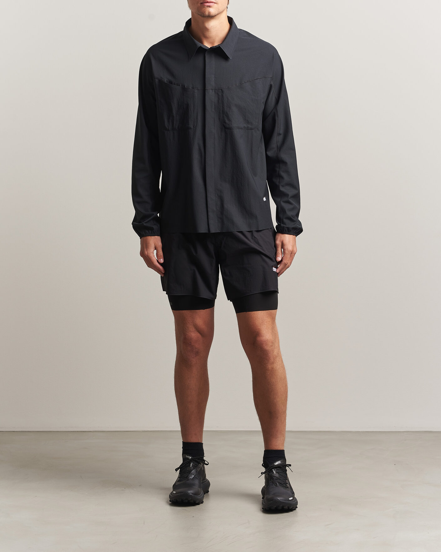 Men | Shirts | Satisfy | PeaceShell River Shirt Black