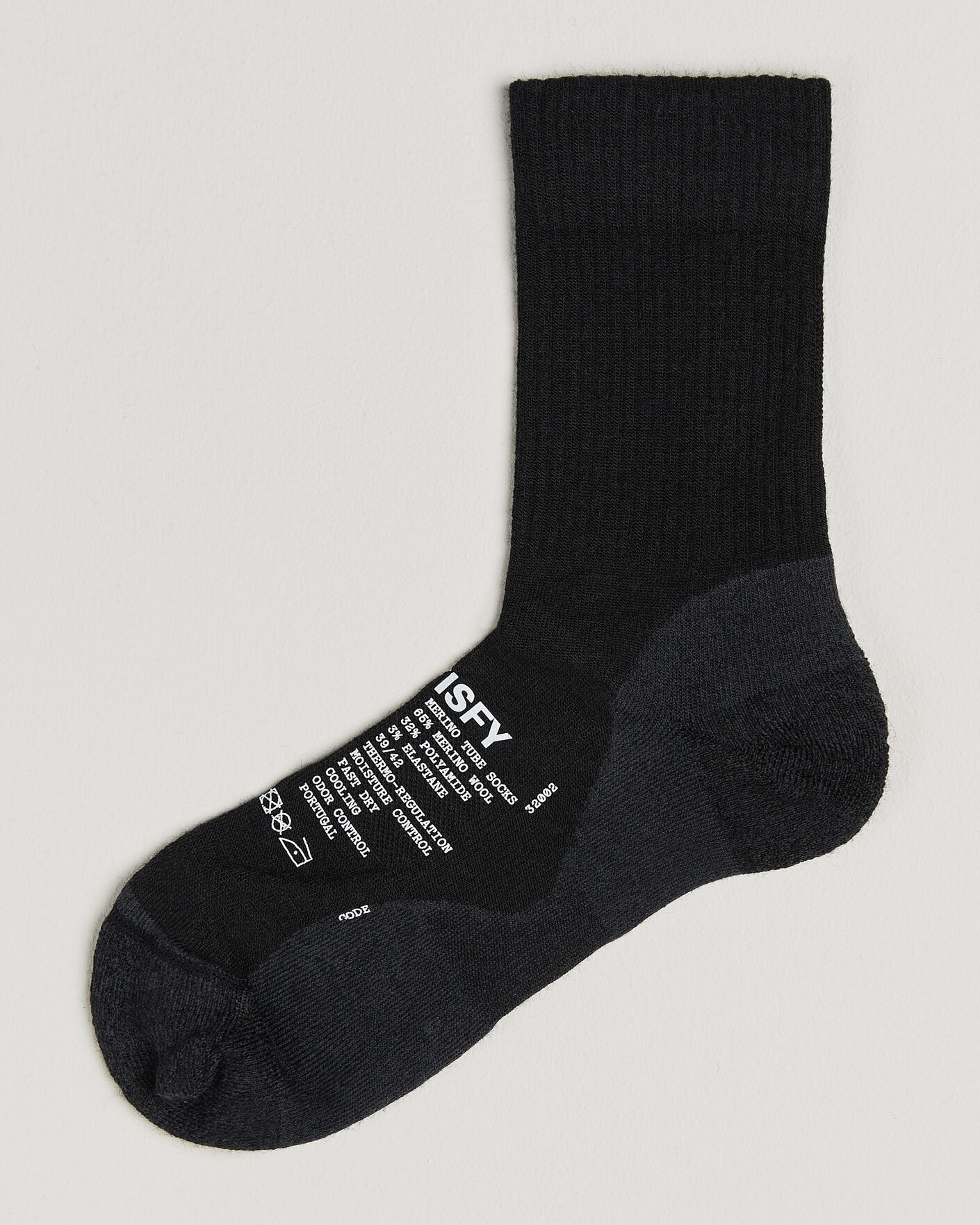 Men | Underwear & Socks | Satisfy | Merino Tube Socks Black