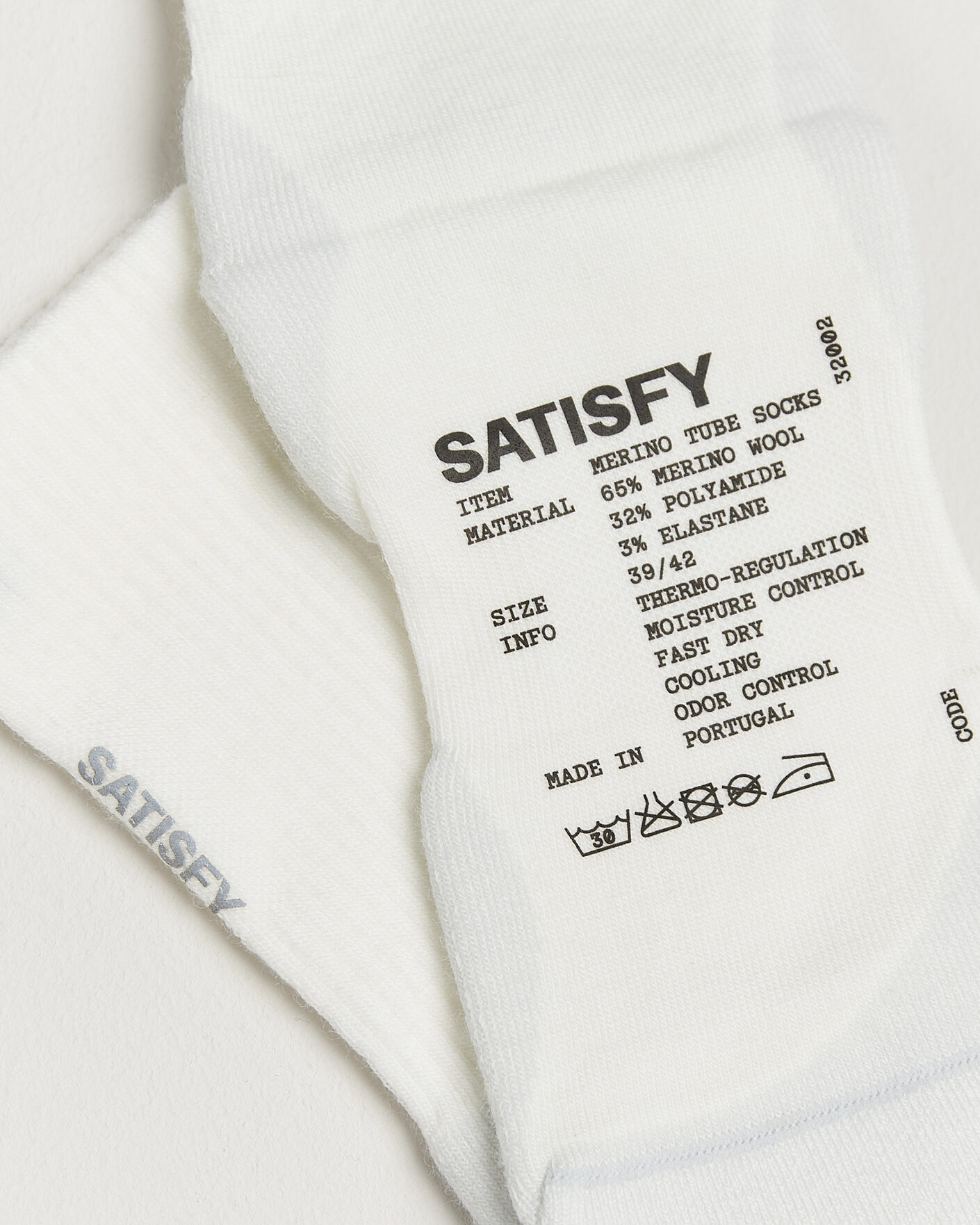 Men | Underwear & Socks | Satisfy | Merino Tube Socks White