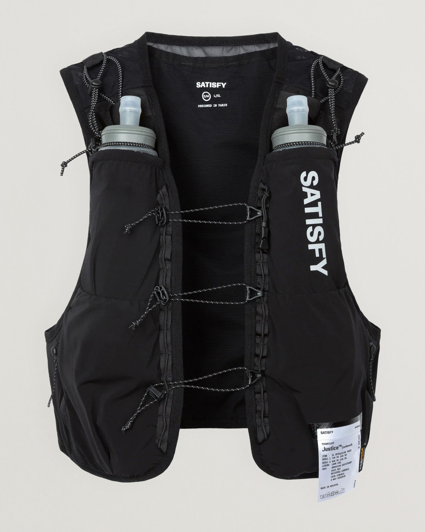 Men | Active Accessories | Satisfy | Justice Cordura Hydration Vest 5L Black
