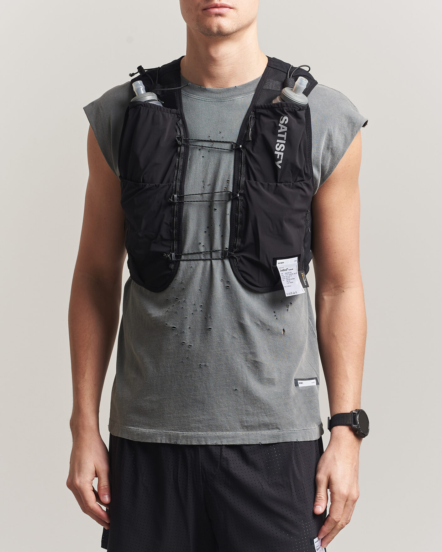 Men | Active Accessories | Satisfy | Justice Cordura Hydration Vest 5L Black