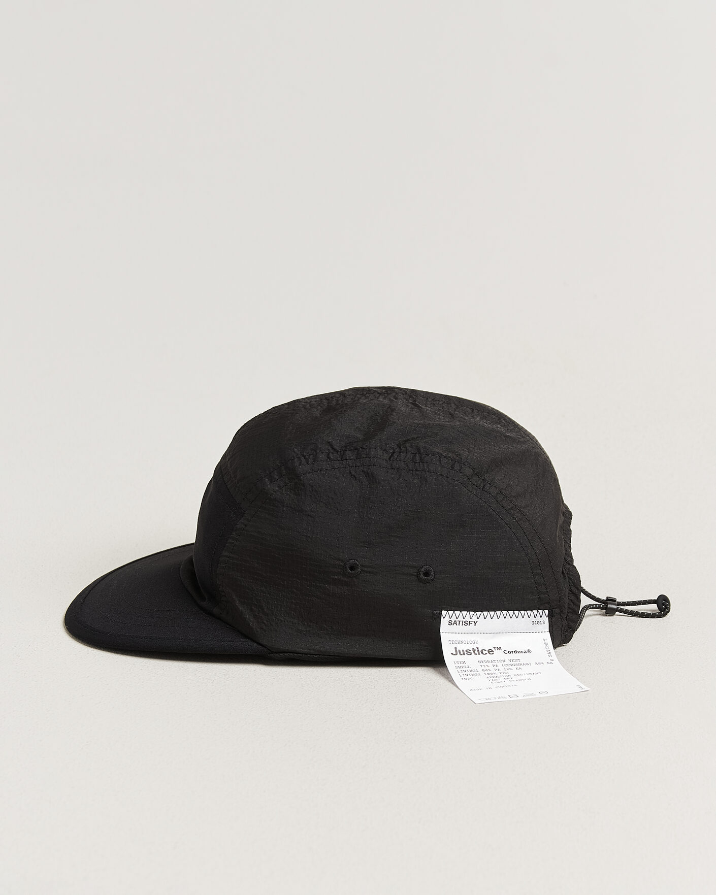 Satisfy Rippy Trail Cap Black at CareOfCarl.com