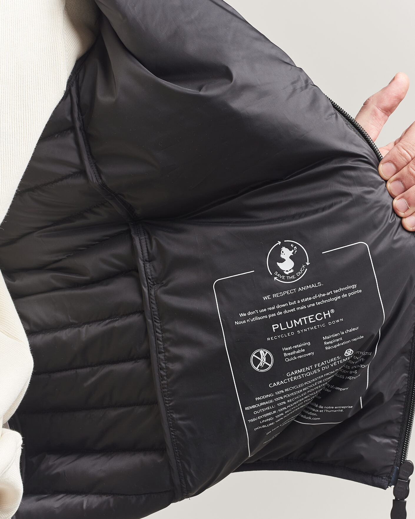 Men | Coats & Jackets | Save The Duck | Cole Lightweight Padded Jacket  Black