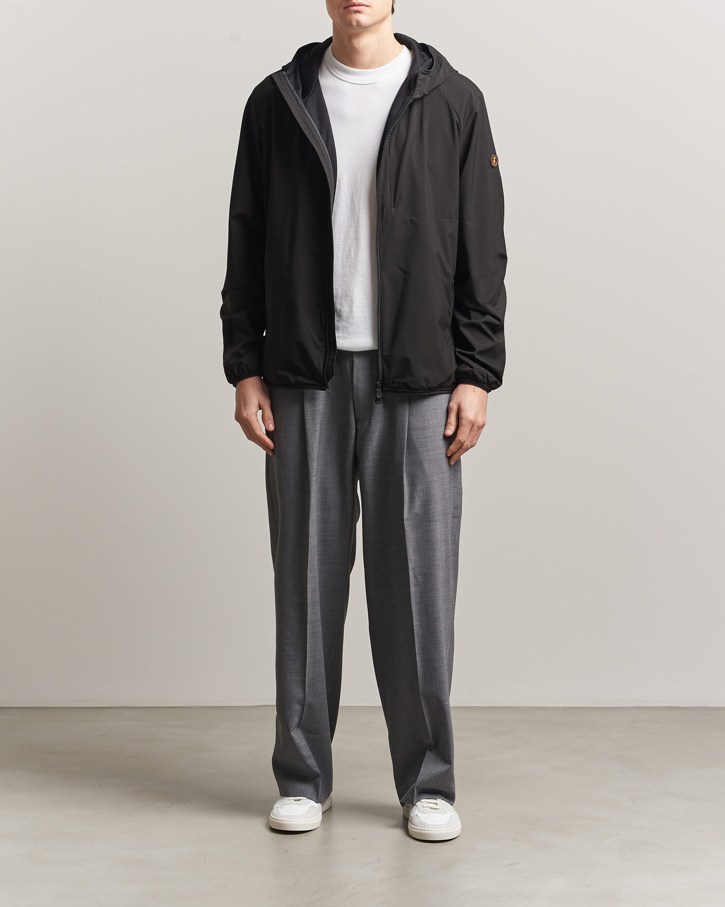 Men | Coats & Jackets | Save The Duck | Pier Wind/Water Resistant Hood Jacket Black