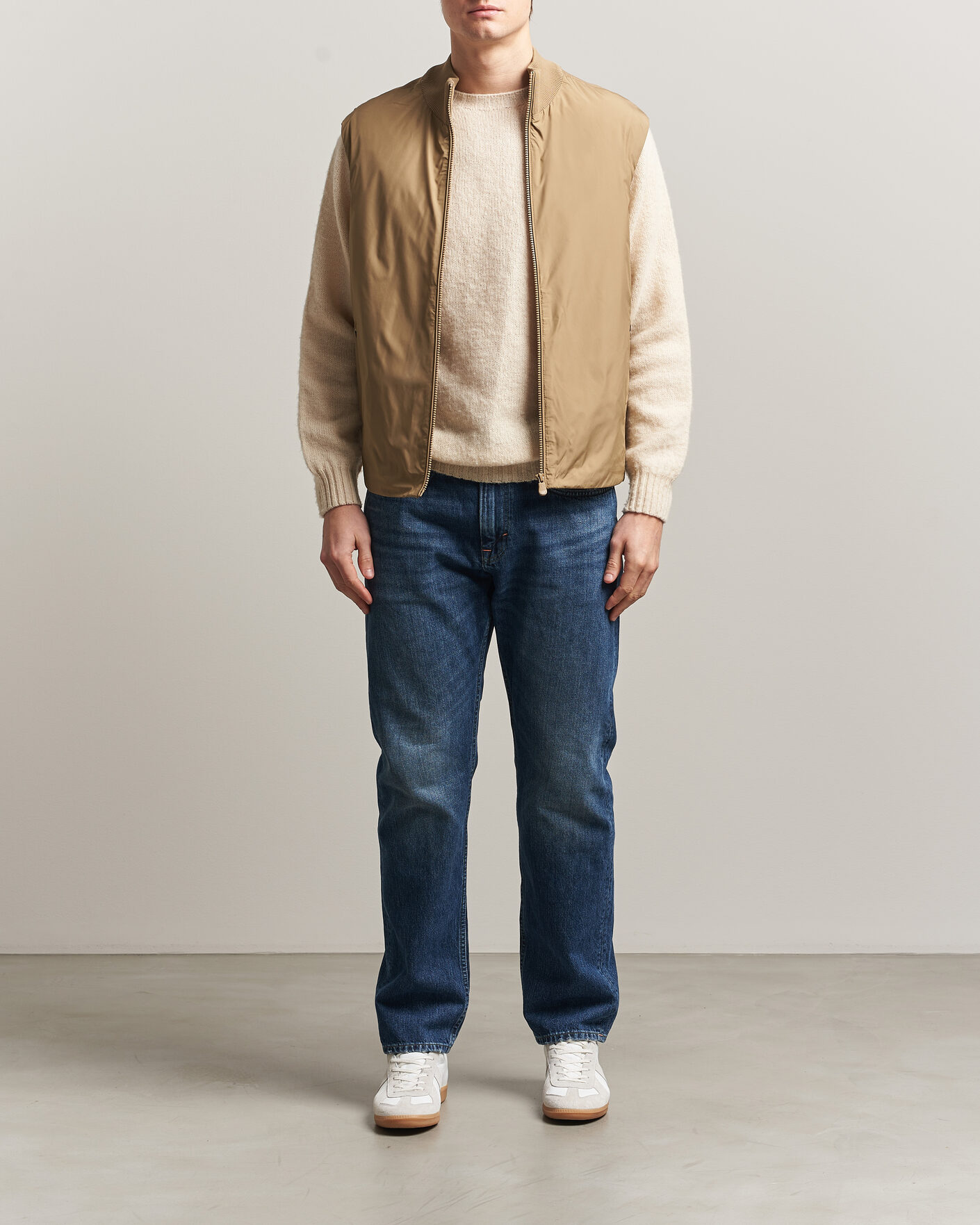 Men | Gilets | Save The Duck | Orris Hybrid Vest Khaki Brown