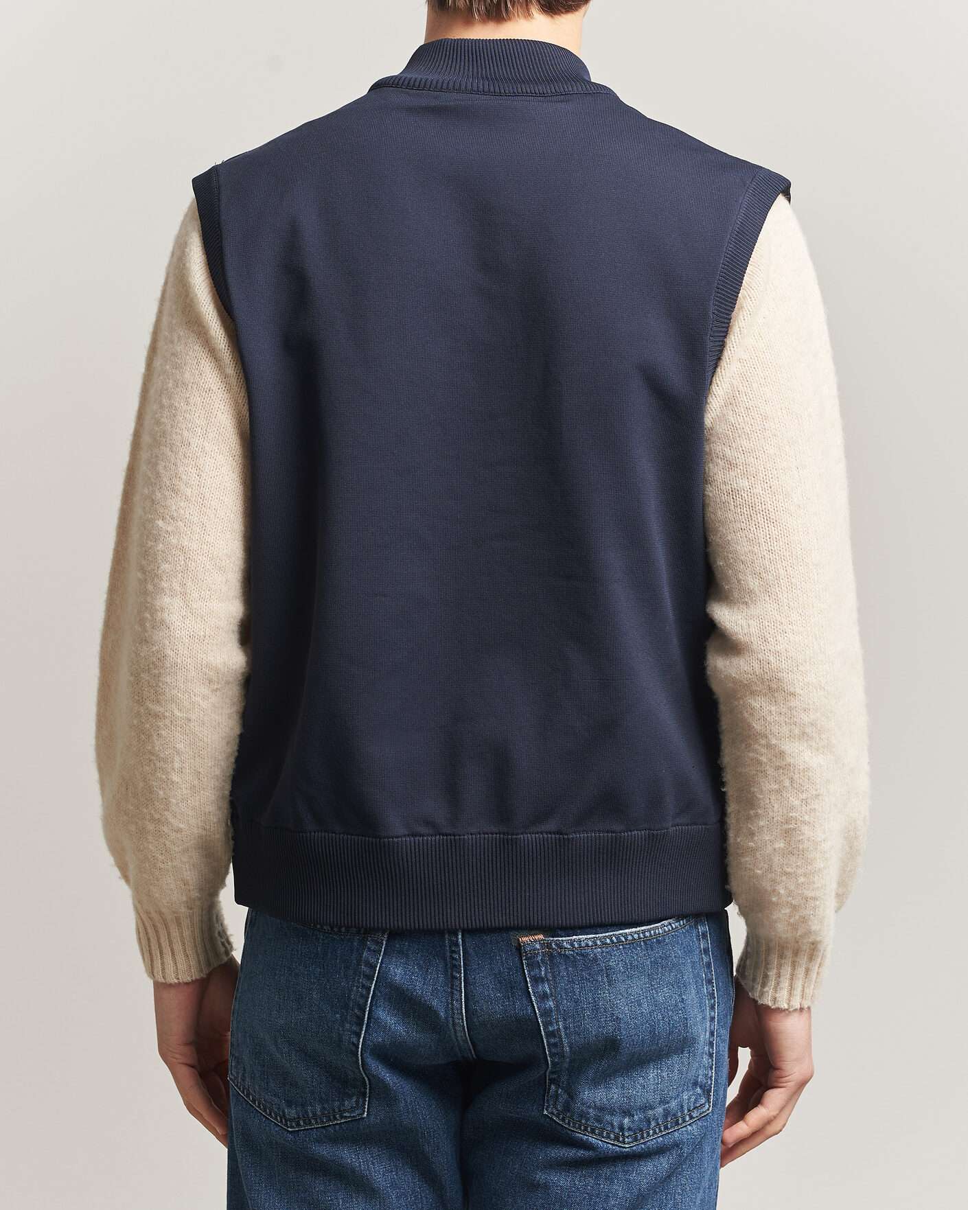 Men | Gilets | Save The Duck | Orris Hybrid Vest Navy Blue