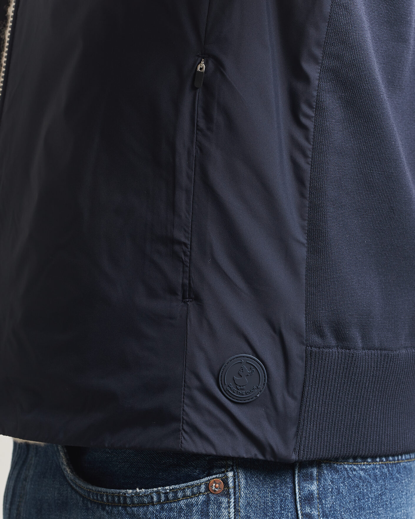 Men | Gilets | Save The Duck | Orris Hybrid Vest Navy Blue