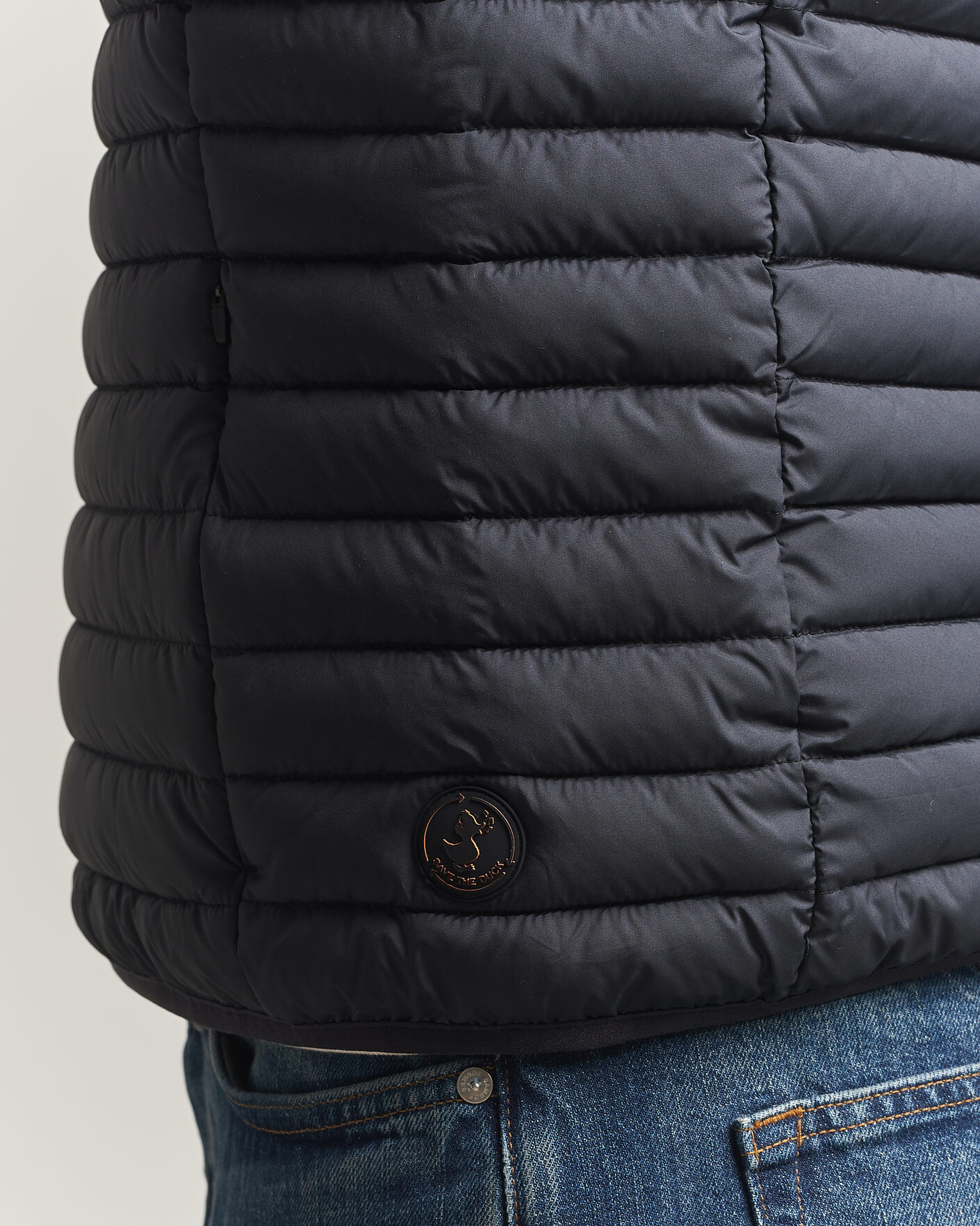 Men | Gilets | Save The Duck | Dave Lightweight Padded Vest Black