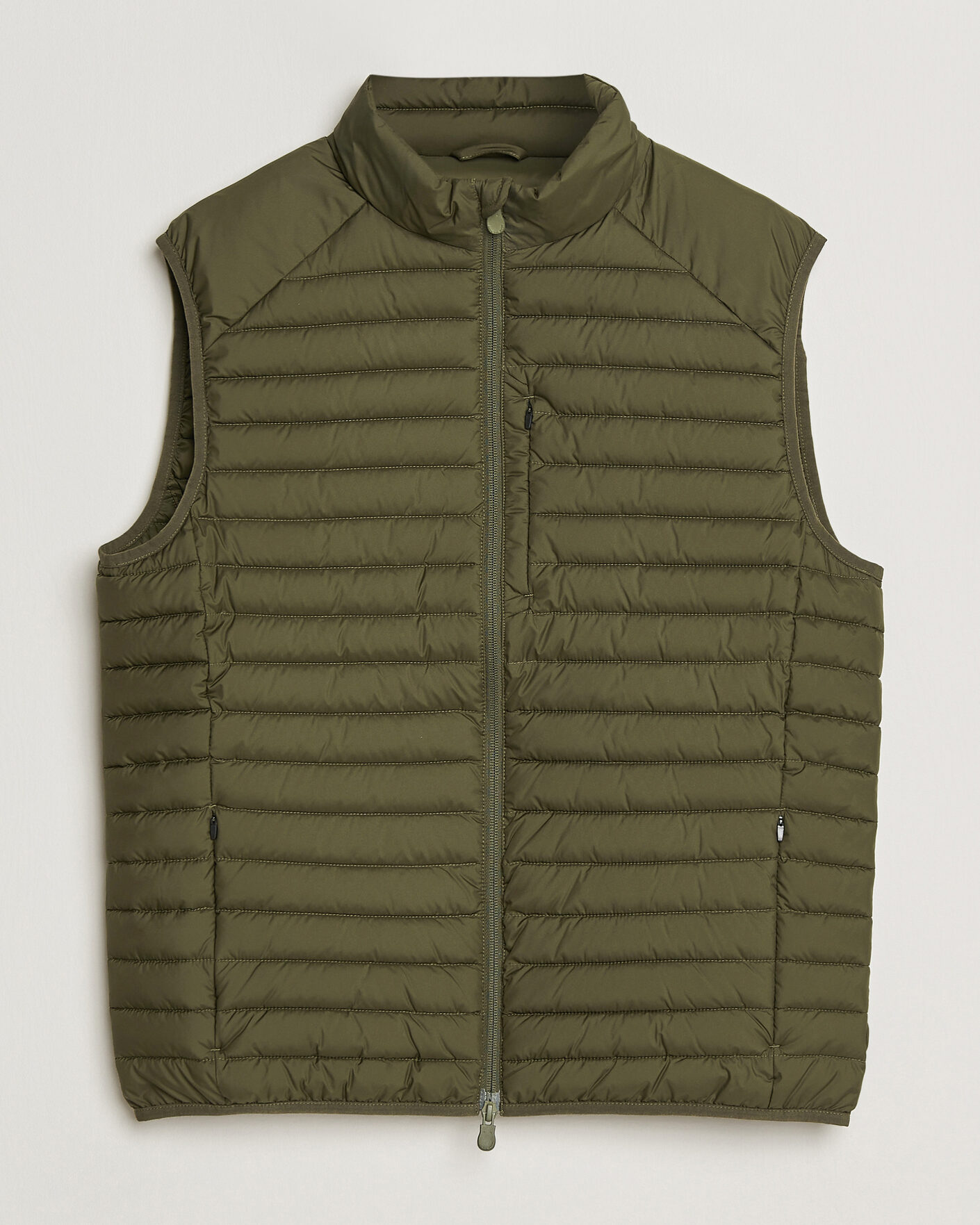 Men | Gilets | Save The Duck | Dave Lightweight Padded Vest Snake Green