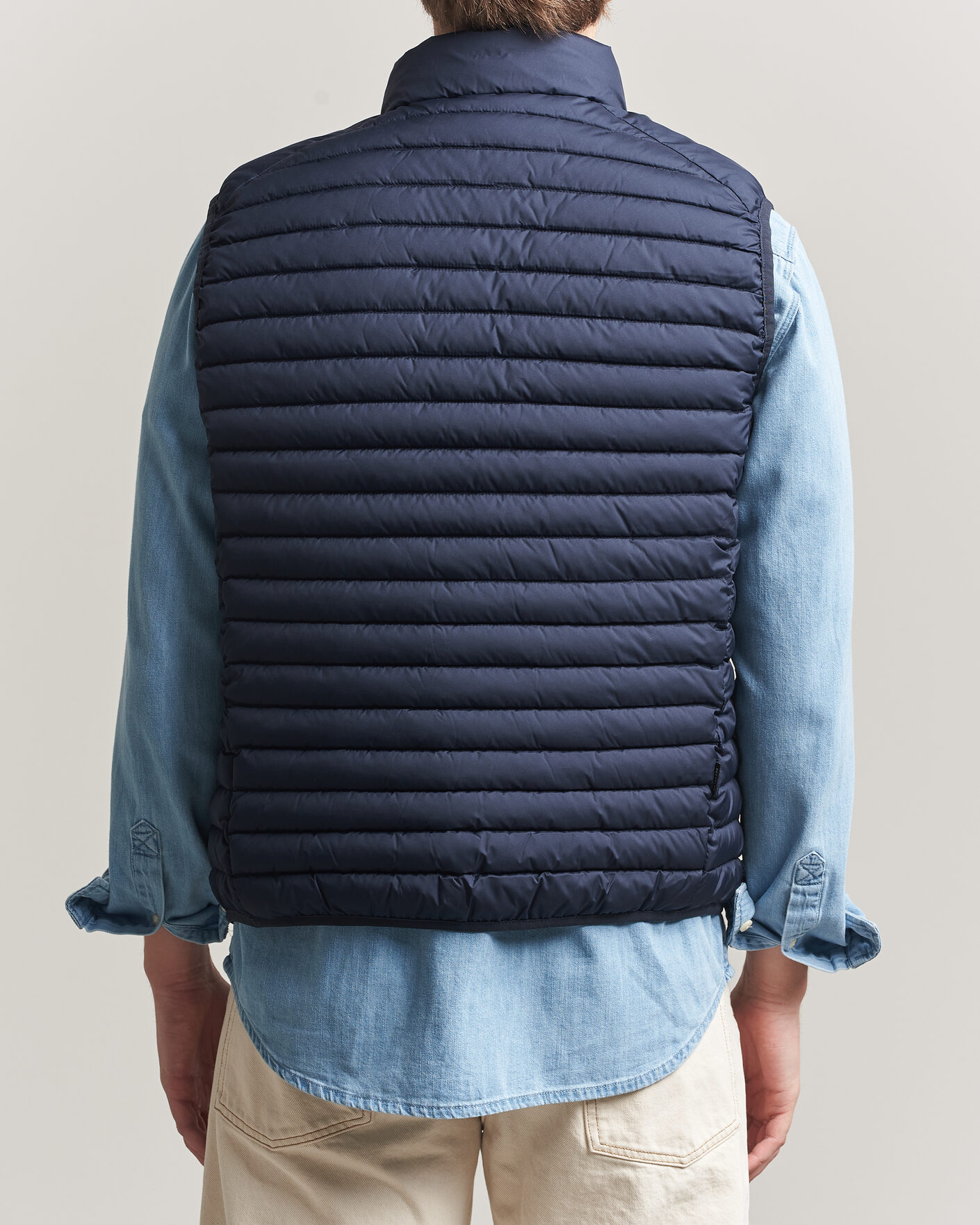 Men | Gilets | Save The Duck | Dave Lightweight Padded Vest Navy Blue