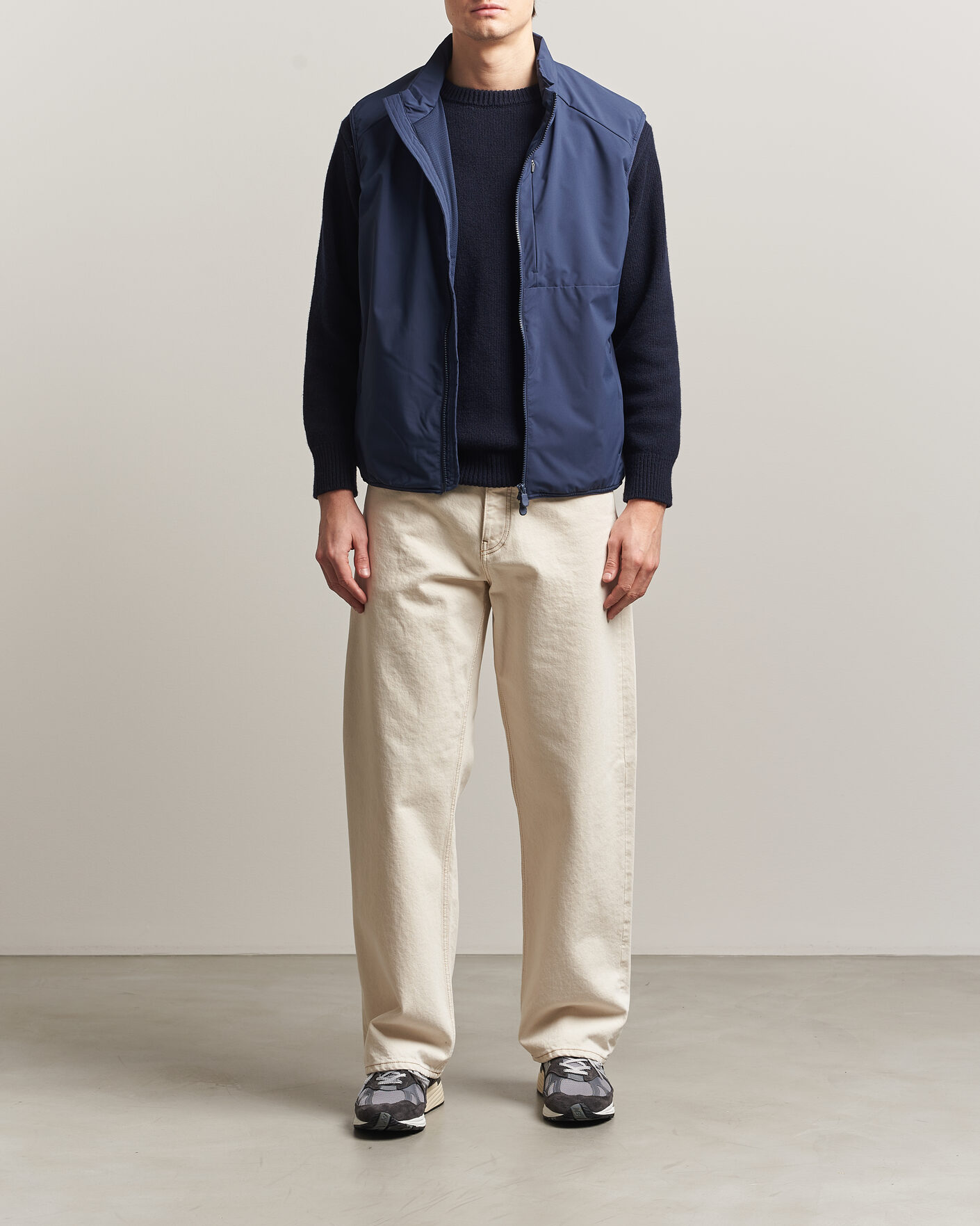 Men | Gilets | Save The Duck | Joe Wind/Water Resistant Vest Navy Blue