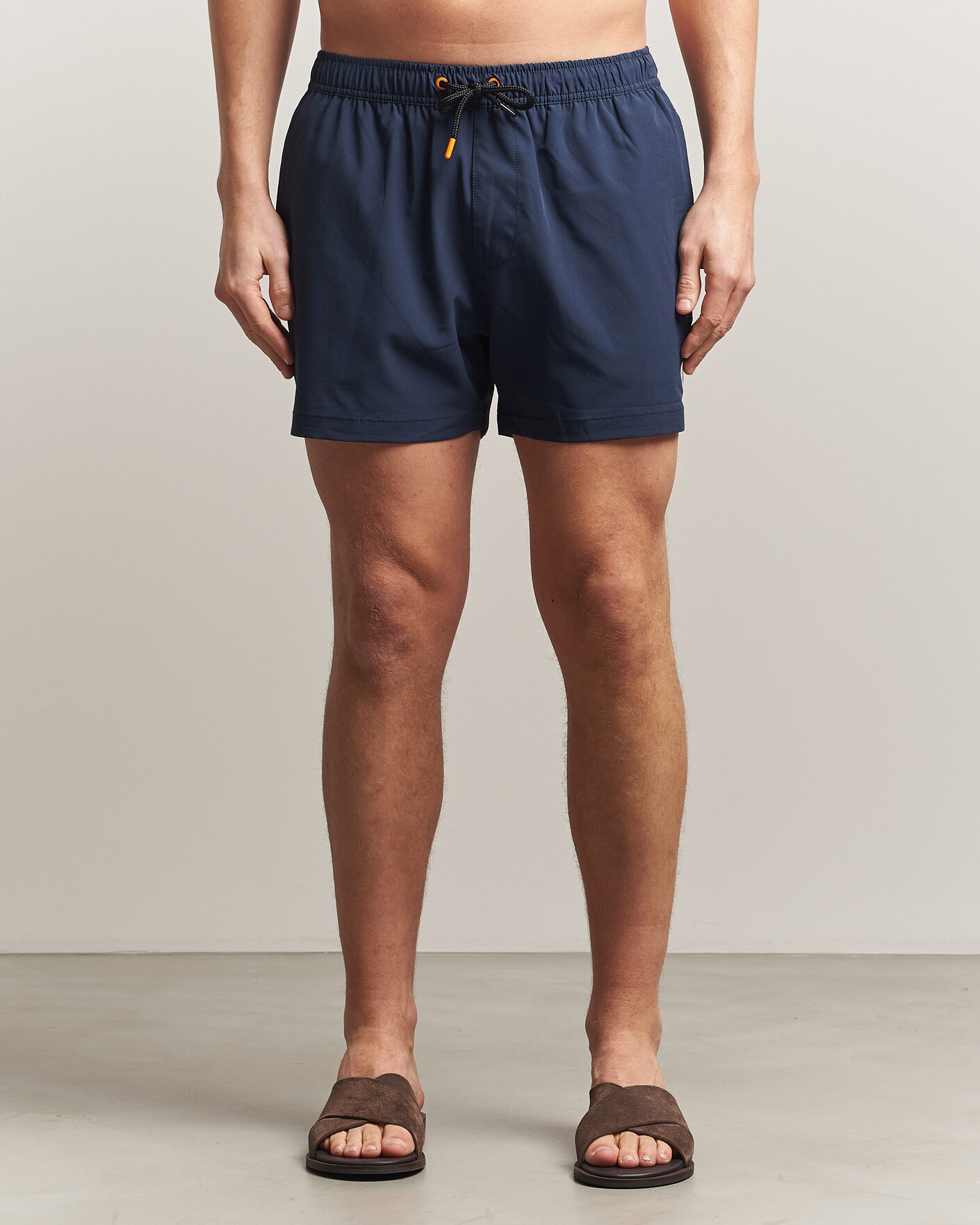 Men | Swimwear | Save The Duck | Plain Drawstring Swimshorts Navy