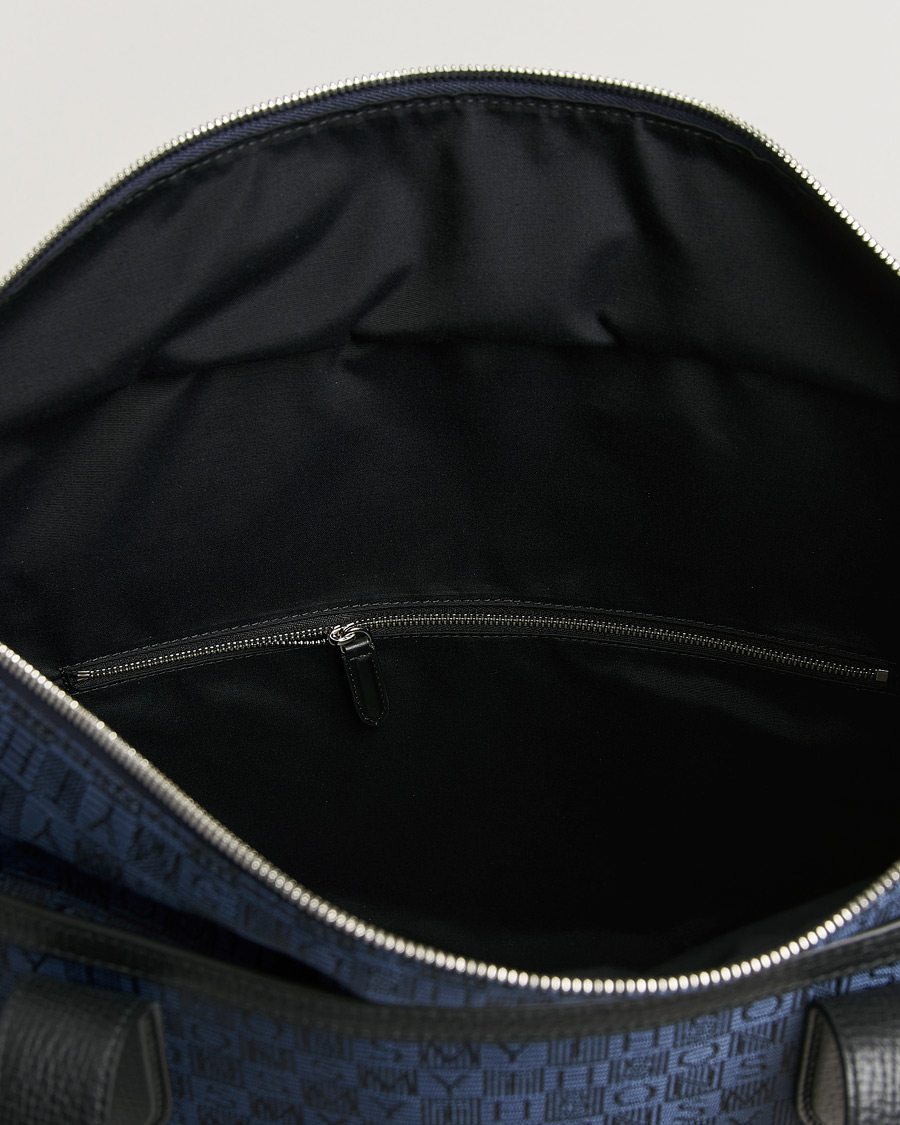 Men | Bags | Smythson | Canvas Stamp Tote Navy