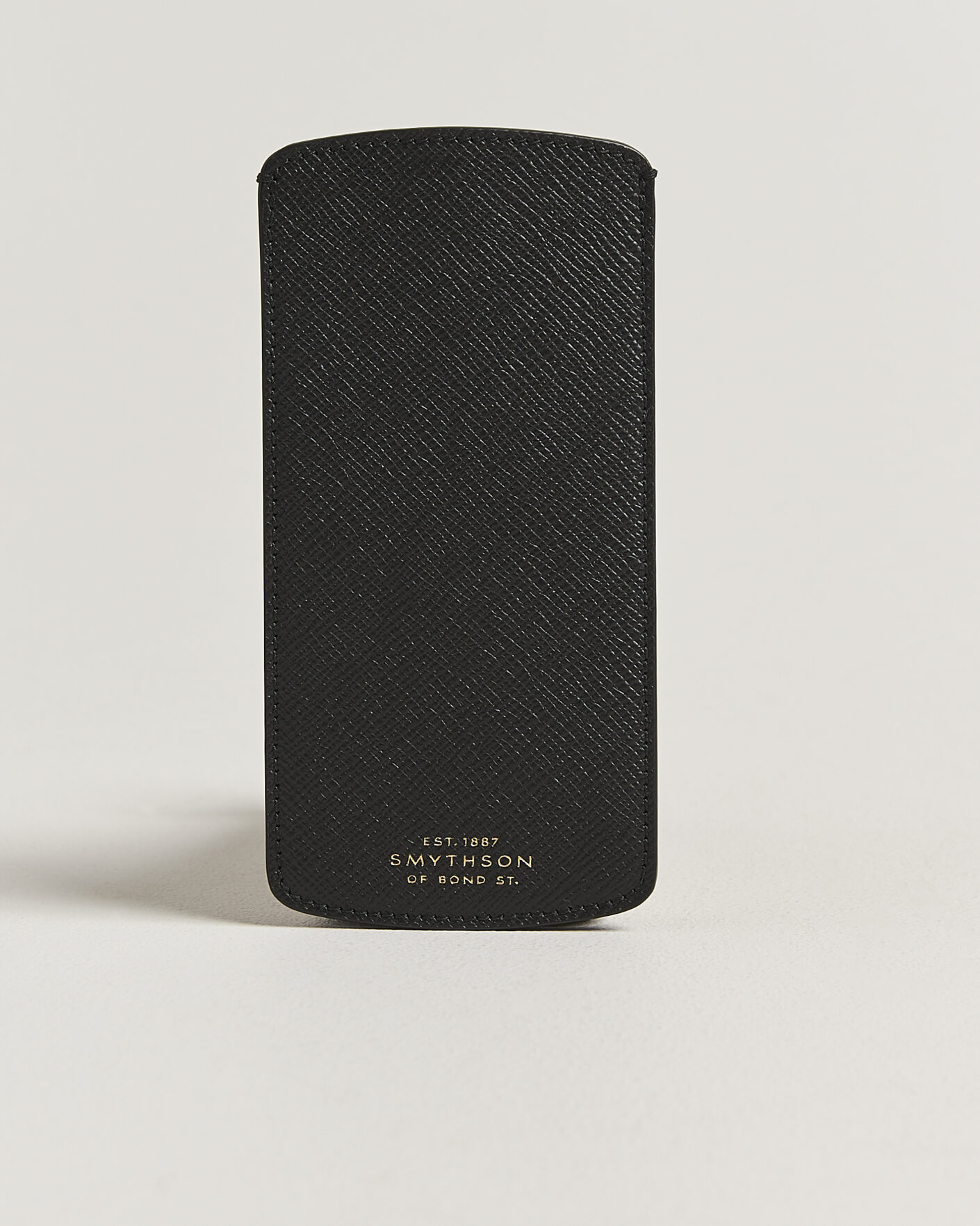 Men | Sunglasses | Smythson | Panama Glasses Case Black