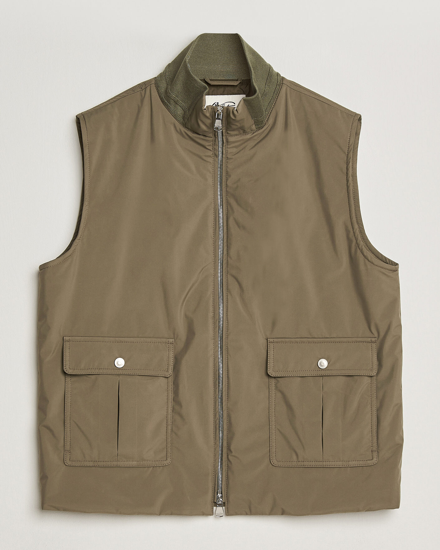 Men | Gilets | Valstar | Nylon Zip Vest Military
