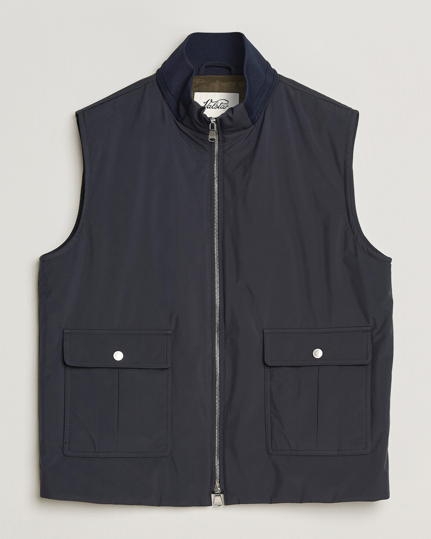 Men | Gilets | Valstar | Nylon Zip Vest Navy