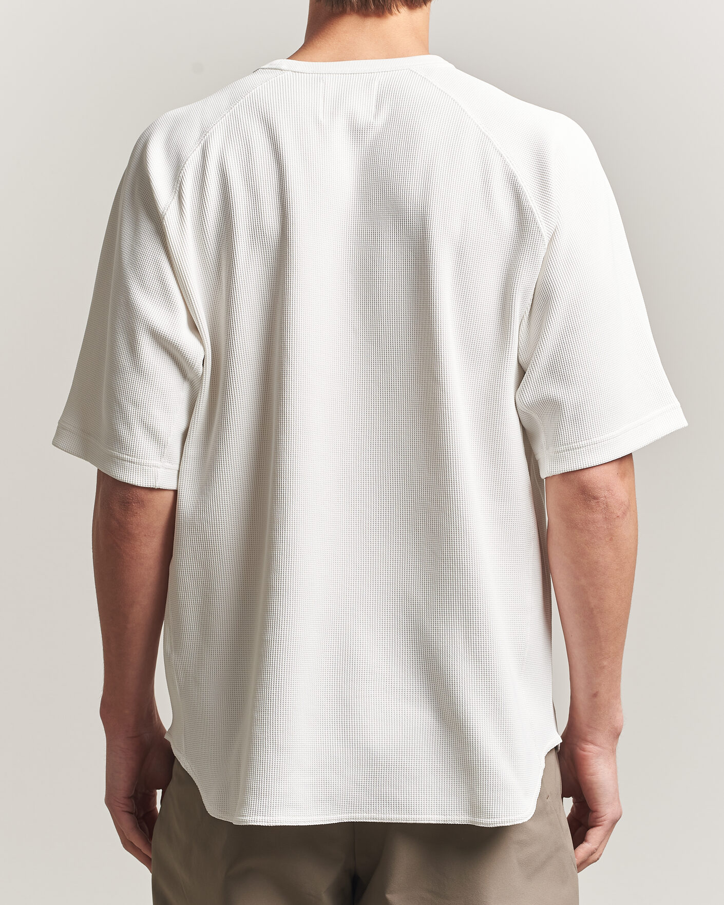 Men | T-Shirts | Snow Peak | Dry Waffle T-Shirt Off White