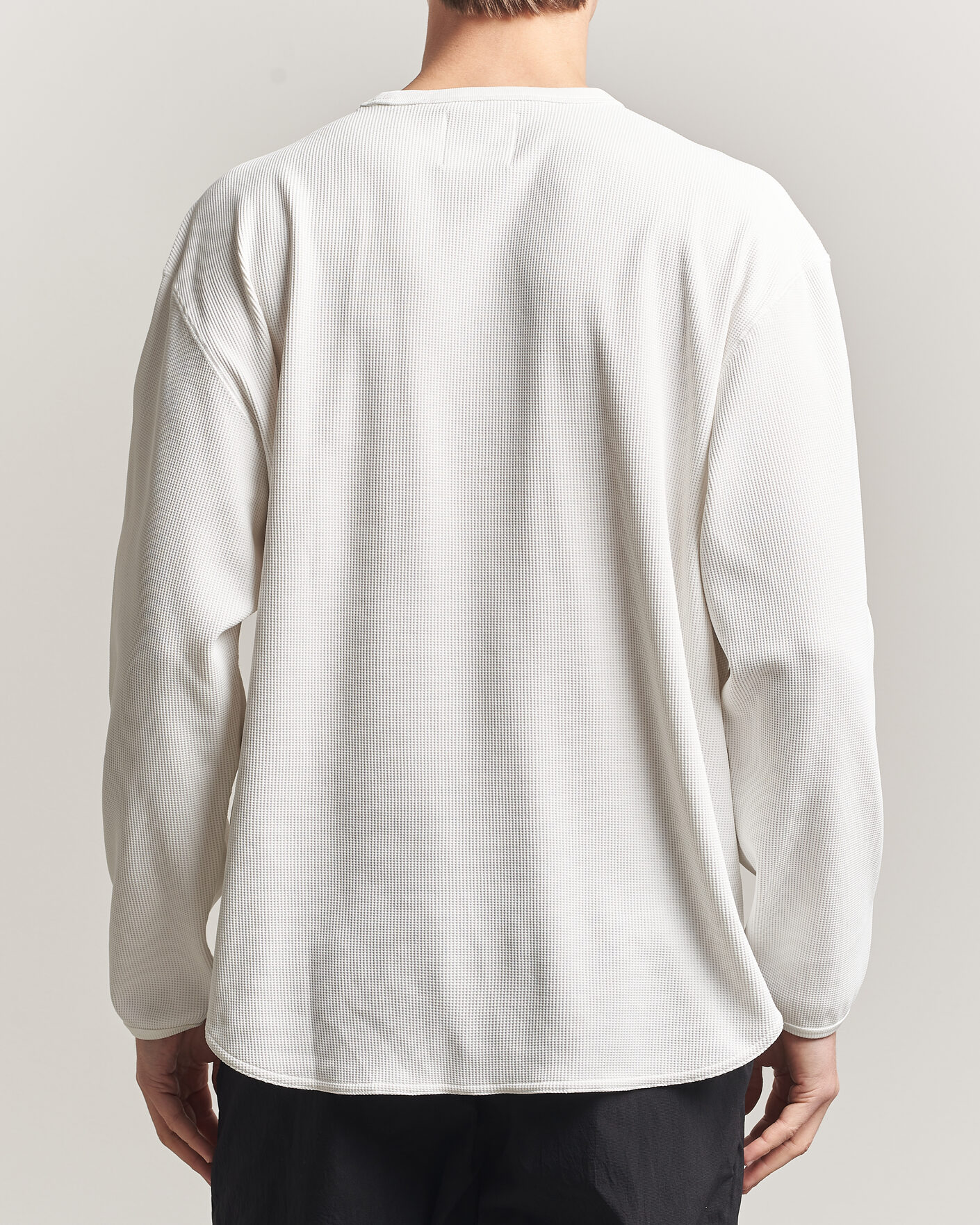 Men | T-Shirts | Snow Peak | Dry Waffle Long Sleeve T-Shirt Off White