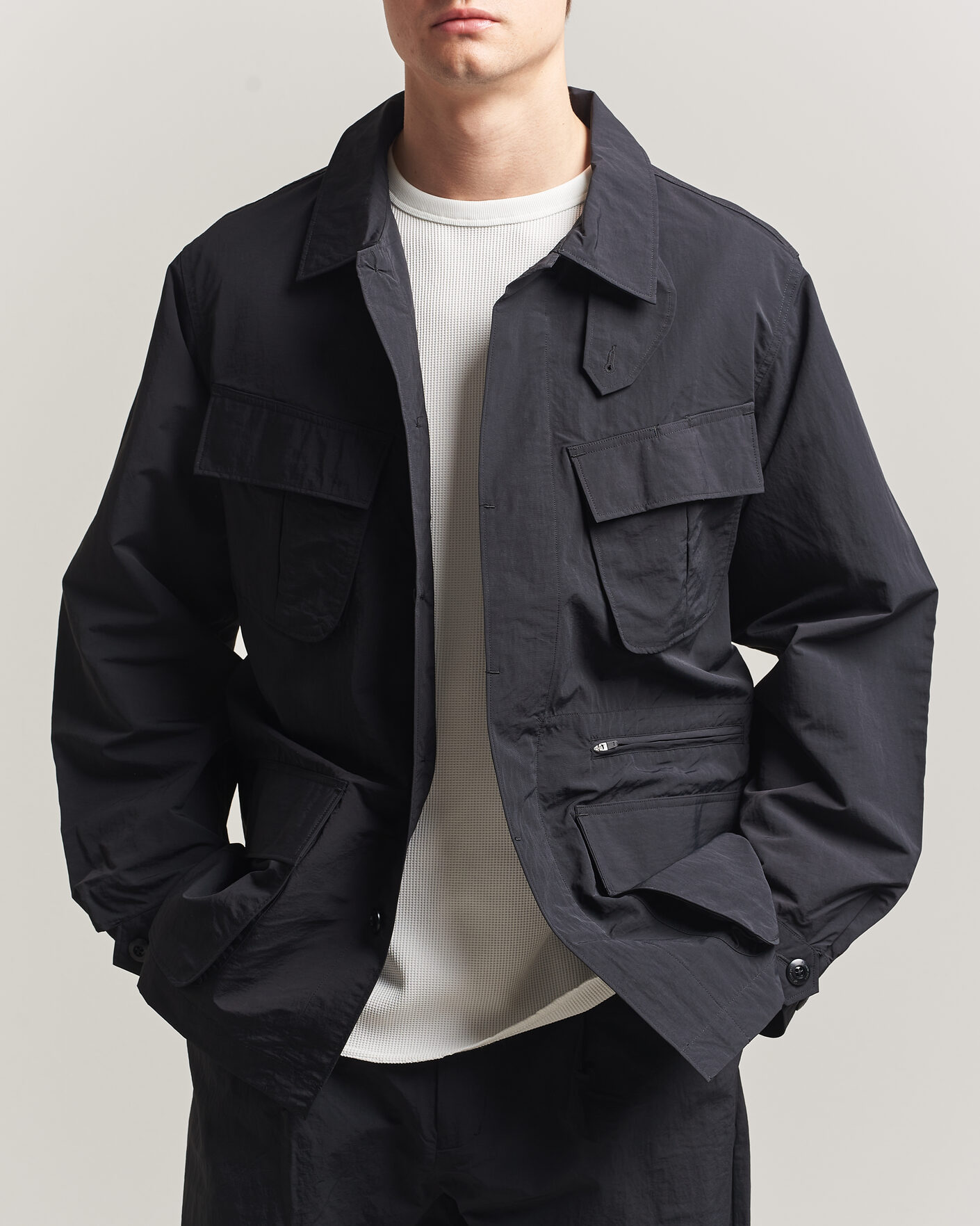 Snow Peak Nylon Washer Jacket Black at CareOfCarl.com