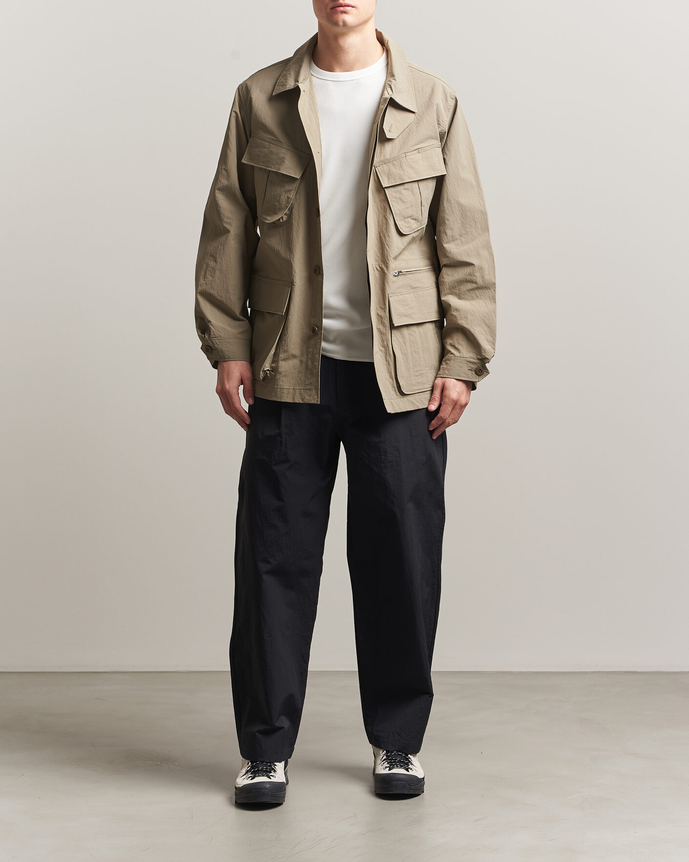 Men | Trousers | Snow Peak | Nylon Washer Pants Black