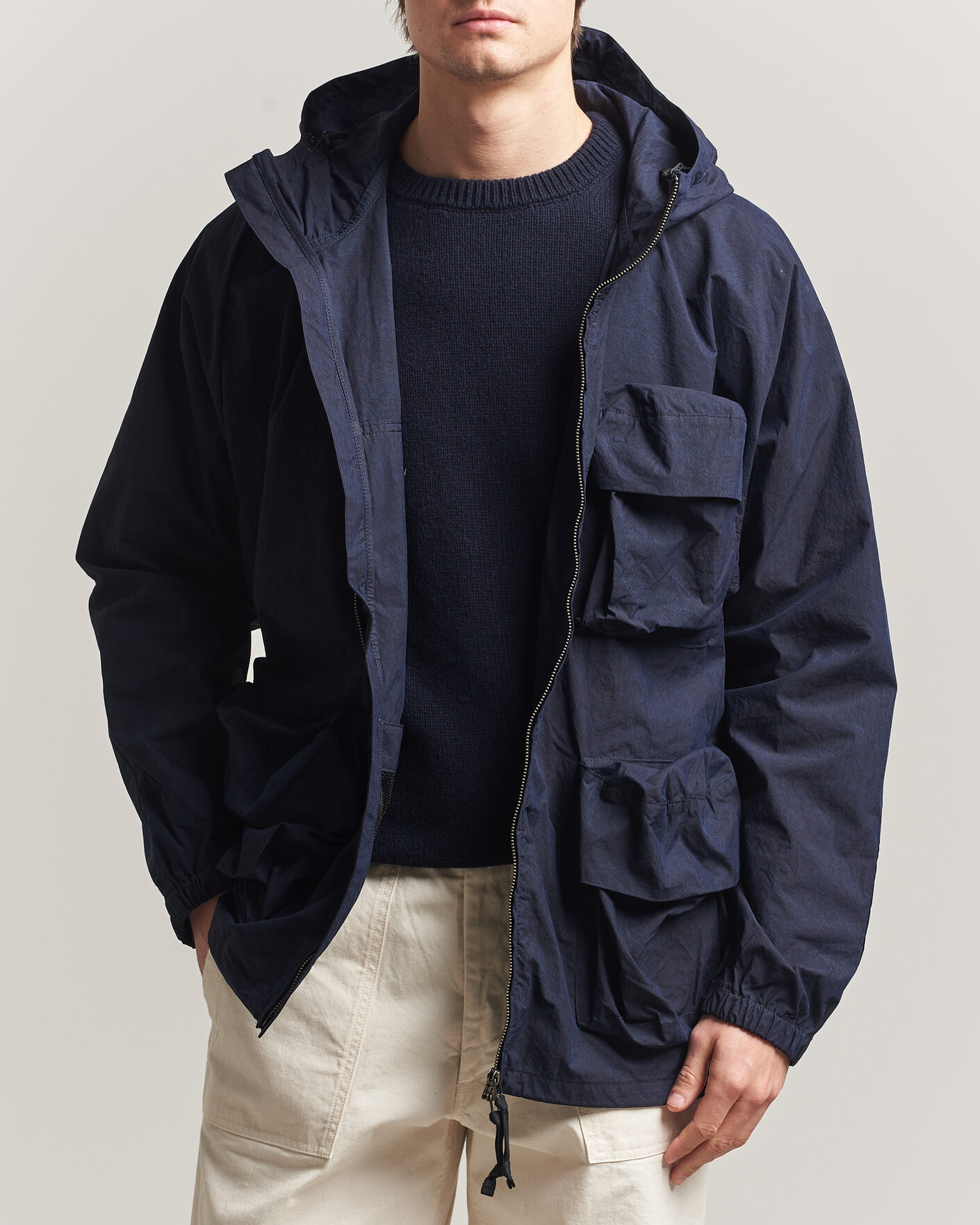 Men | Coats & Jackets | Snow Peak | Indigo C/N Parka Navy