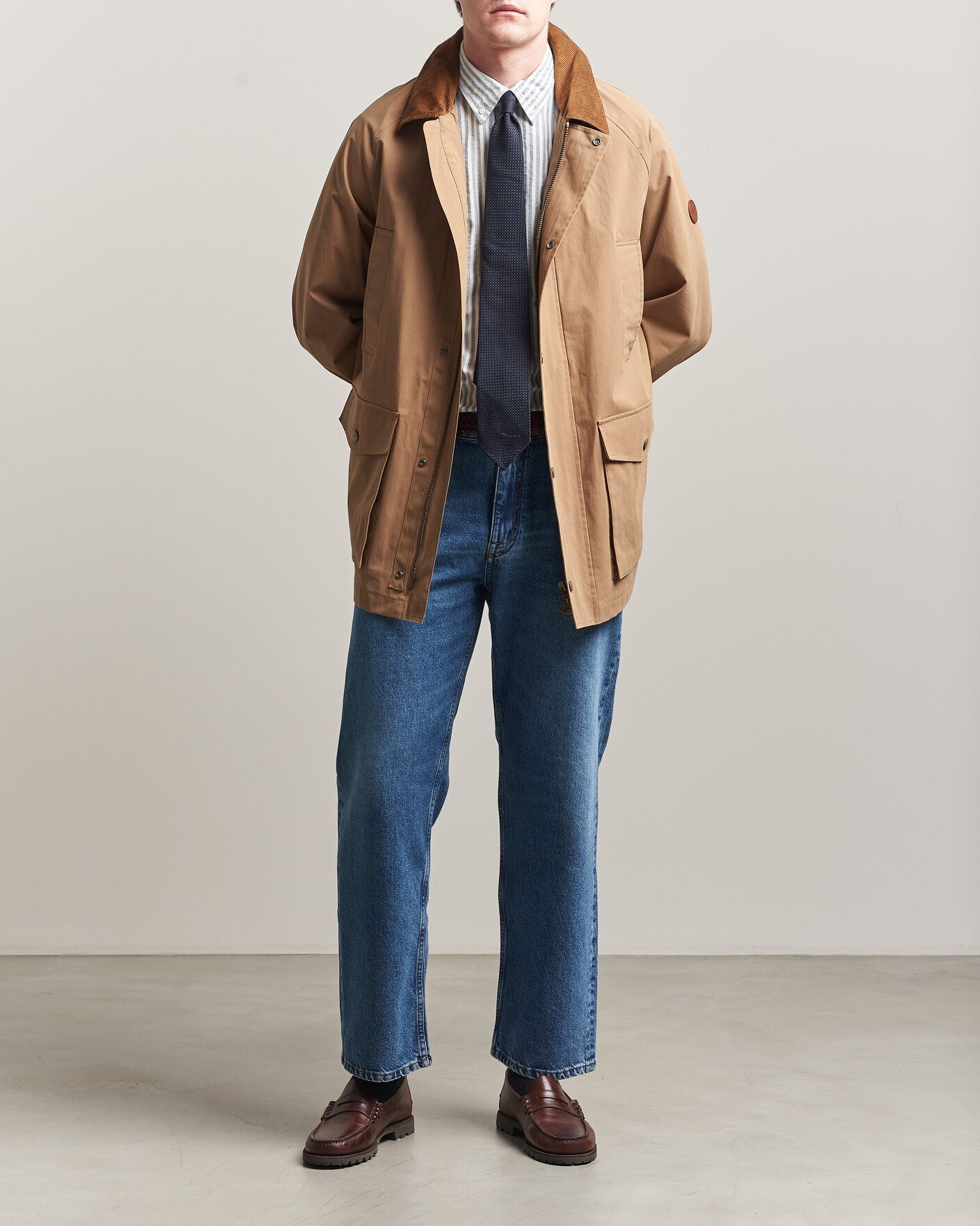 Men | Coats & Jackets | Gant | Field Decker Jacket Warm Khaki
