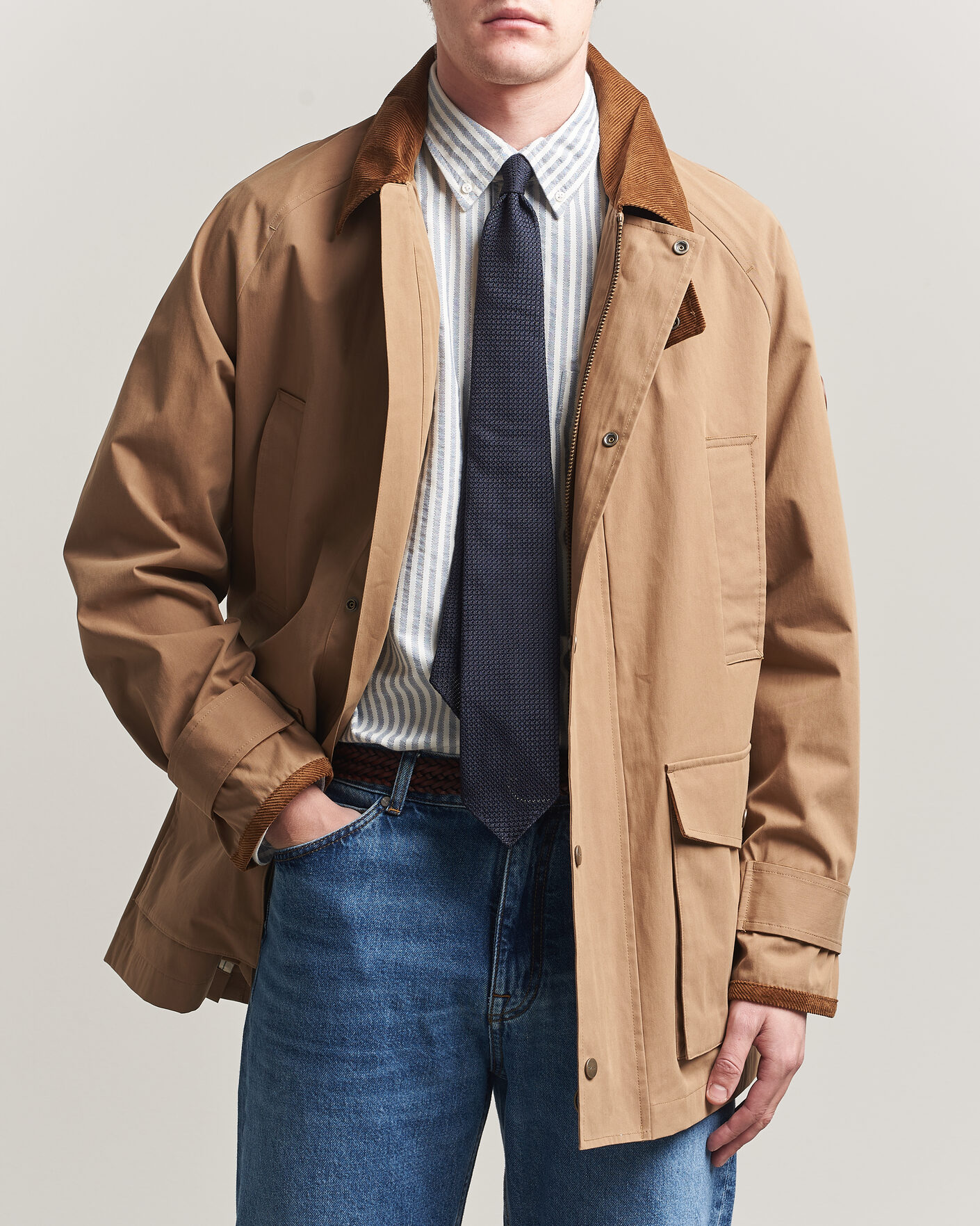 Men | Coats & Jackets | GANT | Field Decker Jacket Warm Khaki