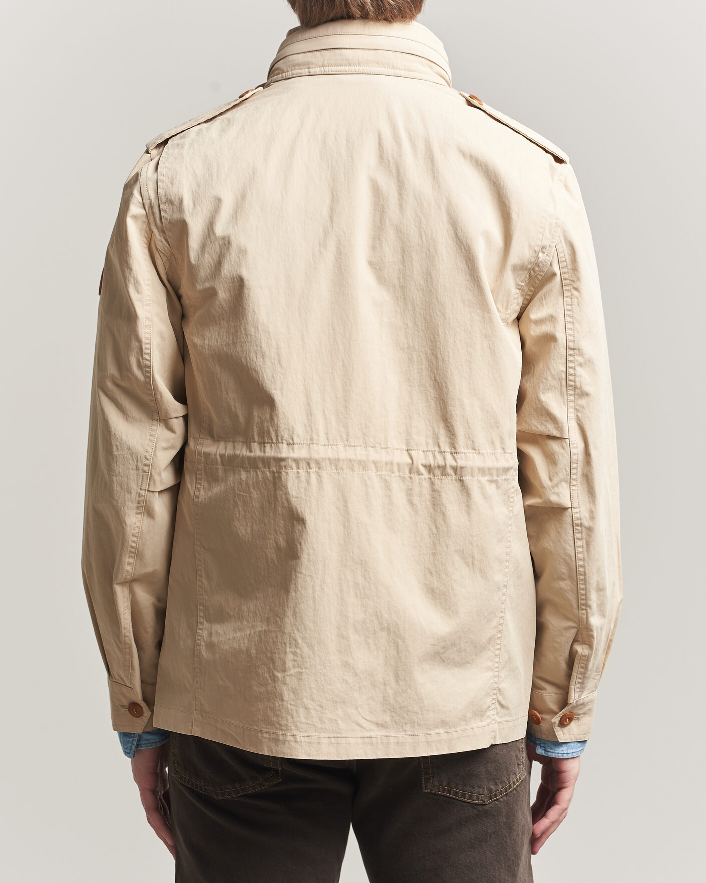 Men | Coats & Jackets | GANT | Cotton Field Jacket Oat Beige