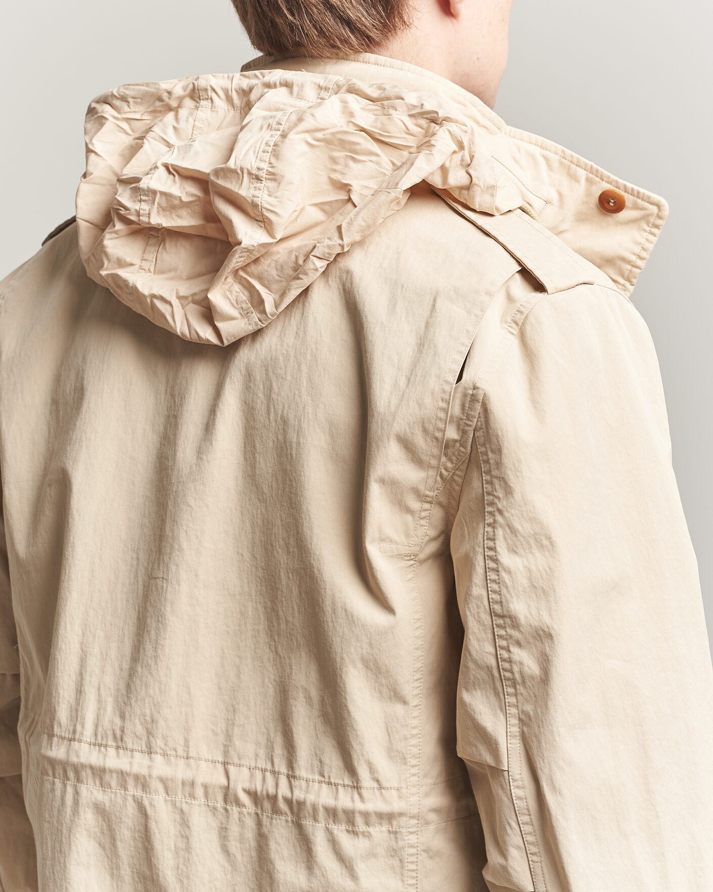 Men | Coats & Jackets | GANT | Cotton Field Jacket Oat Beige