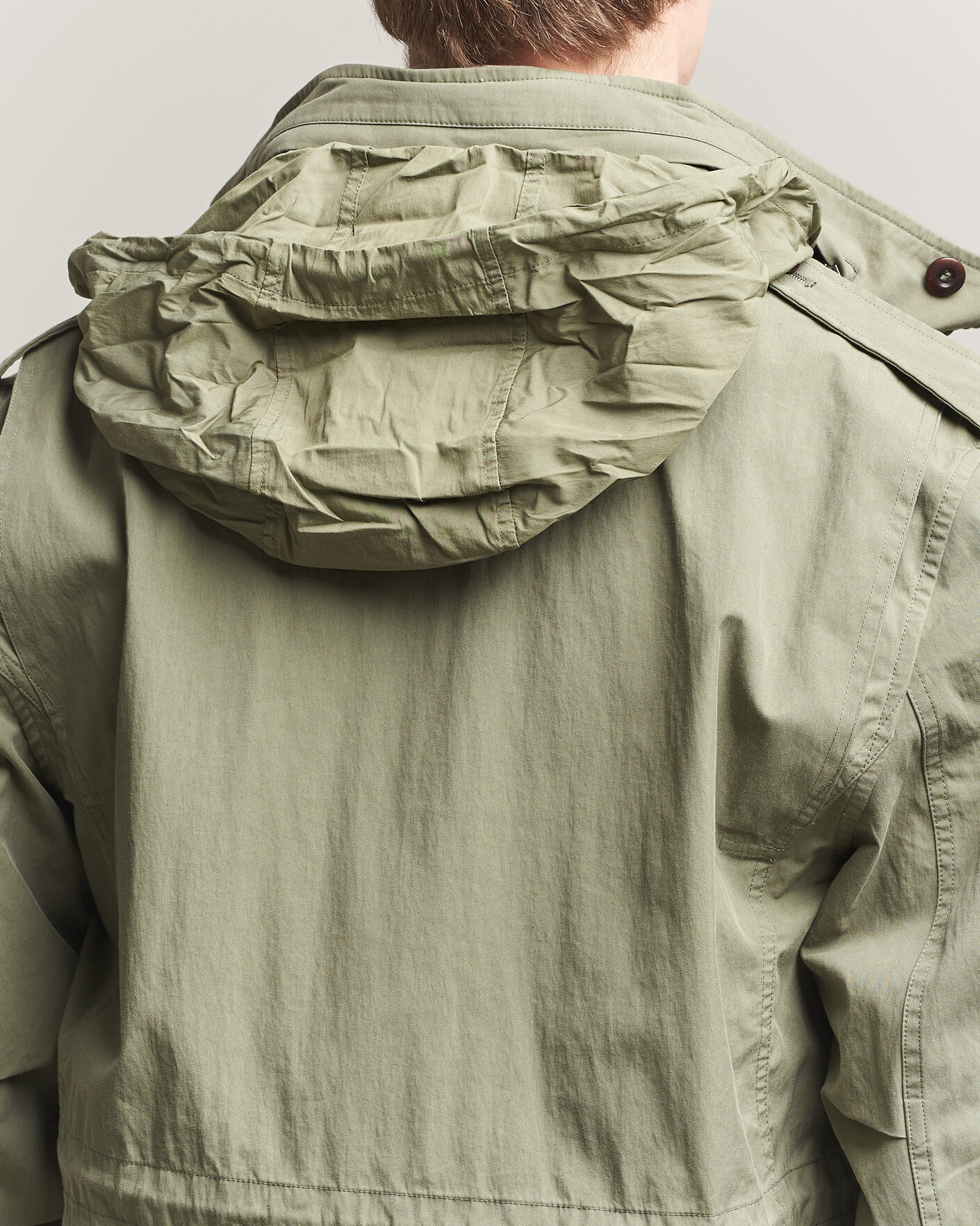 Men | Coats & Jackets | GANT | Cotton Field Jacket Dry Herb Green