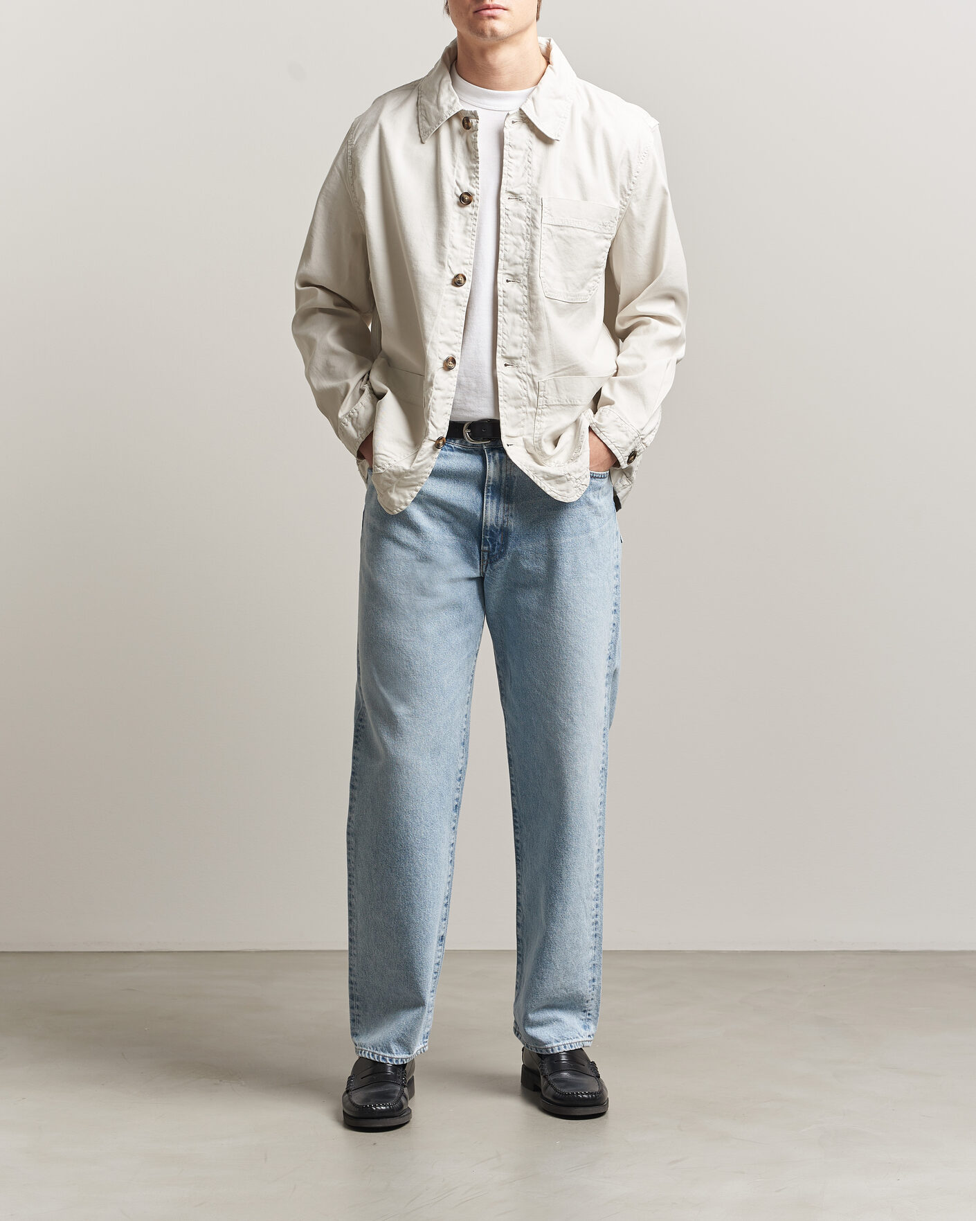 Men | Shirts | GANT | Regular Fit Cotton/Linen Overshirt Sand