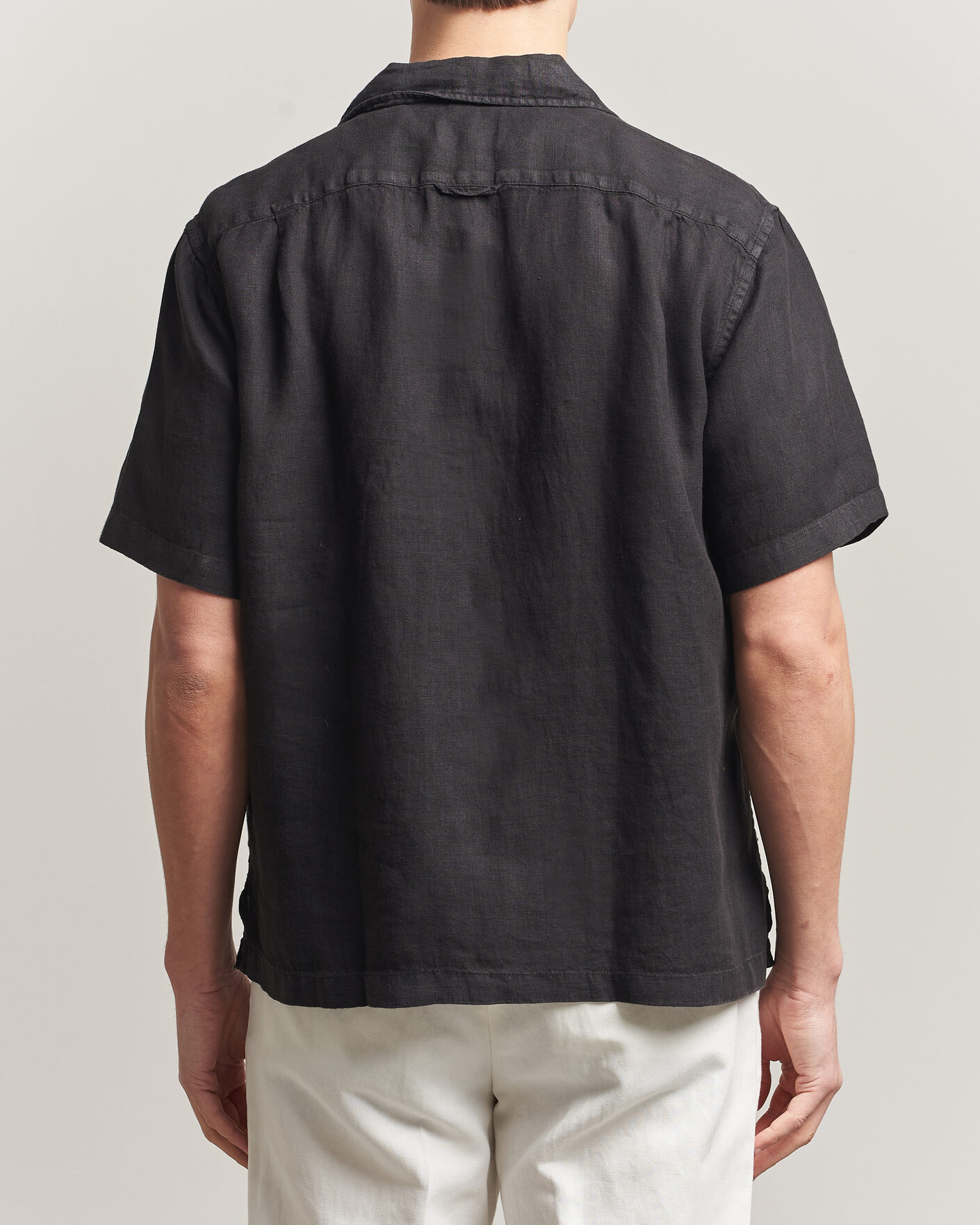 Men | Shirts | Gant | Regular Fit Garment Dyed Resort Shirt Black