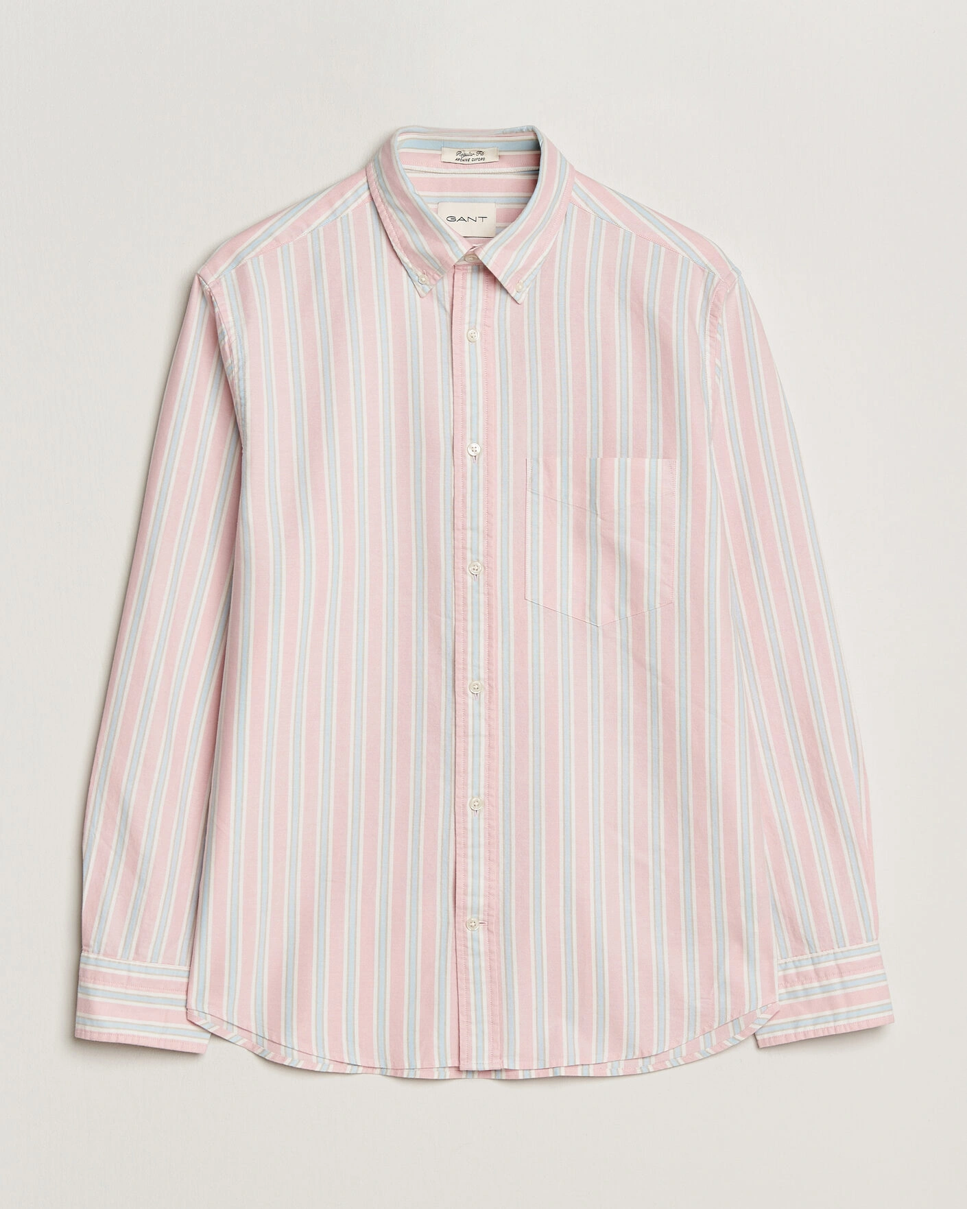 Men | Shirts | Gant | Regluar Fit Archive Oxford Shirt Washed Pink