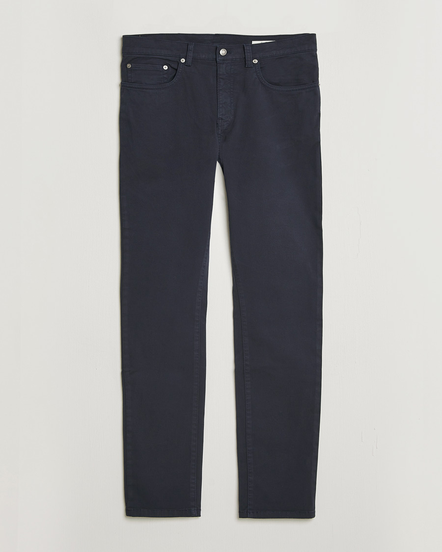 Men | Trousers | GANT | Slim Fit Desert 5-Pocket Pants Evening Blue