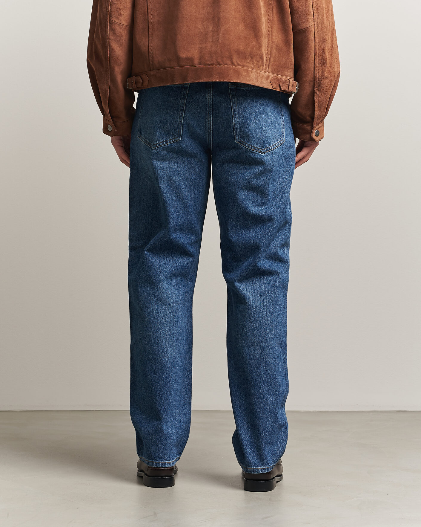 Men | Jeans | Gant | Straight Fit Jeans Mid Blue Worn In