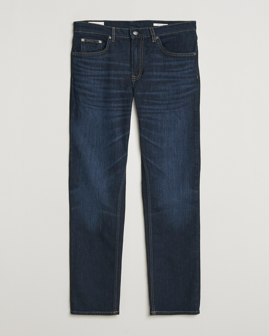 Men | Jeans | Gant | Regular Fit Jeans Dark Blue Broken In