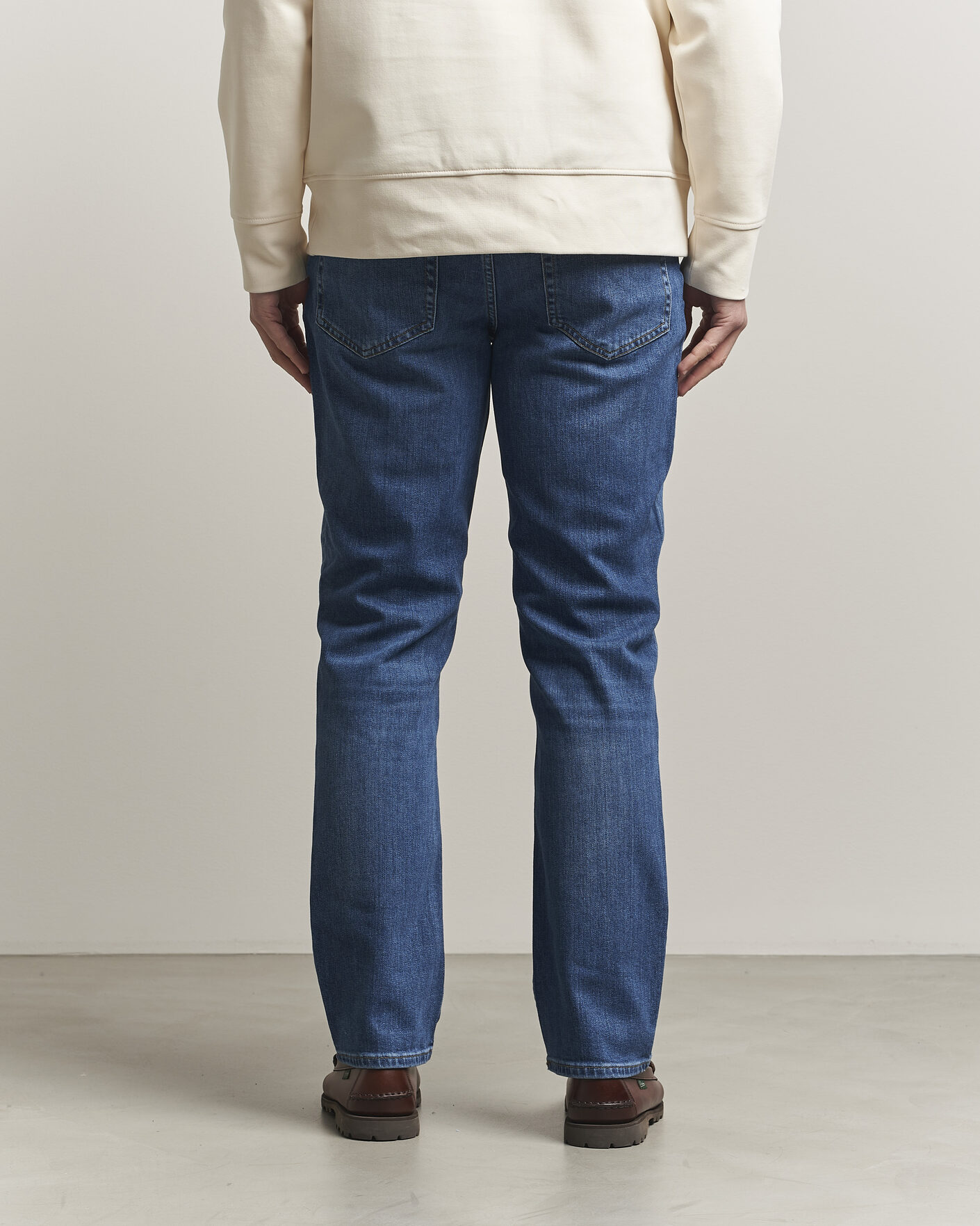 Men | Jeans | Gant | Regular Fit Jeans Mid Blue Broken In