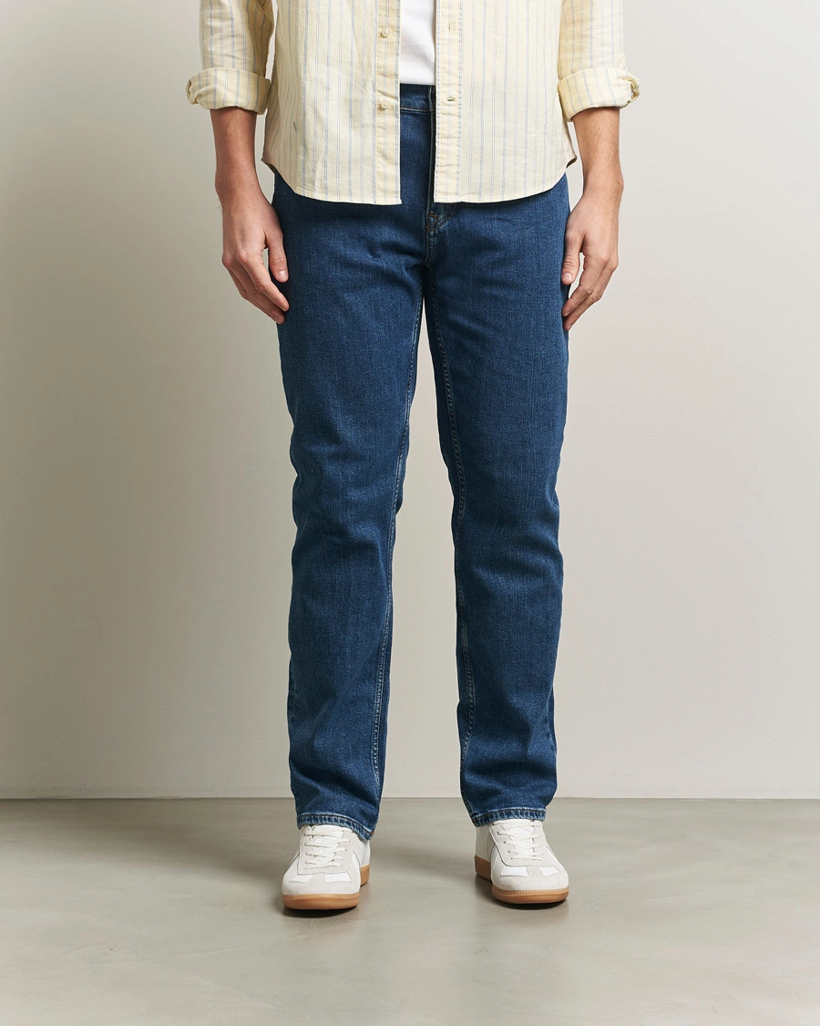 Men | Jeans | GANT | Regular Fit Jeans Mid Blue Vintage