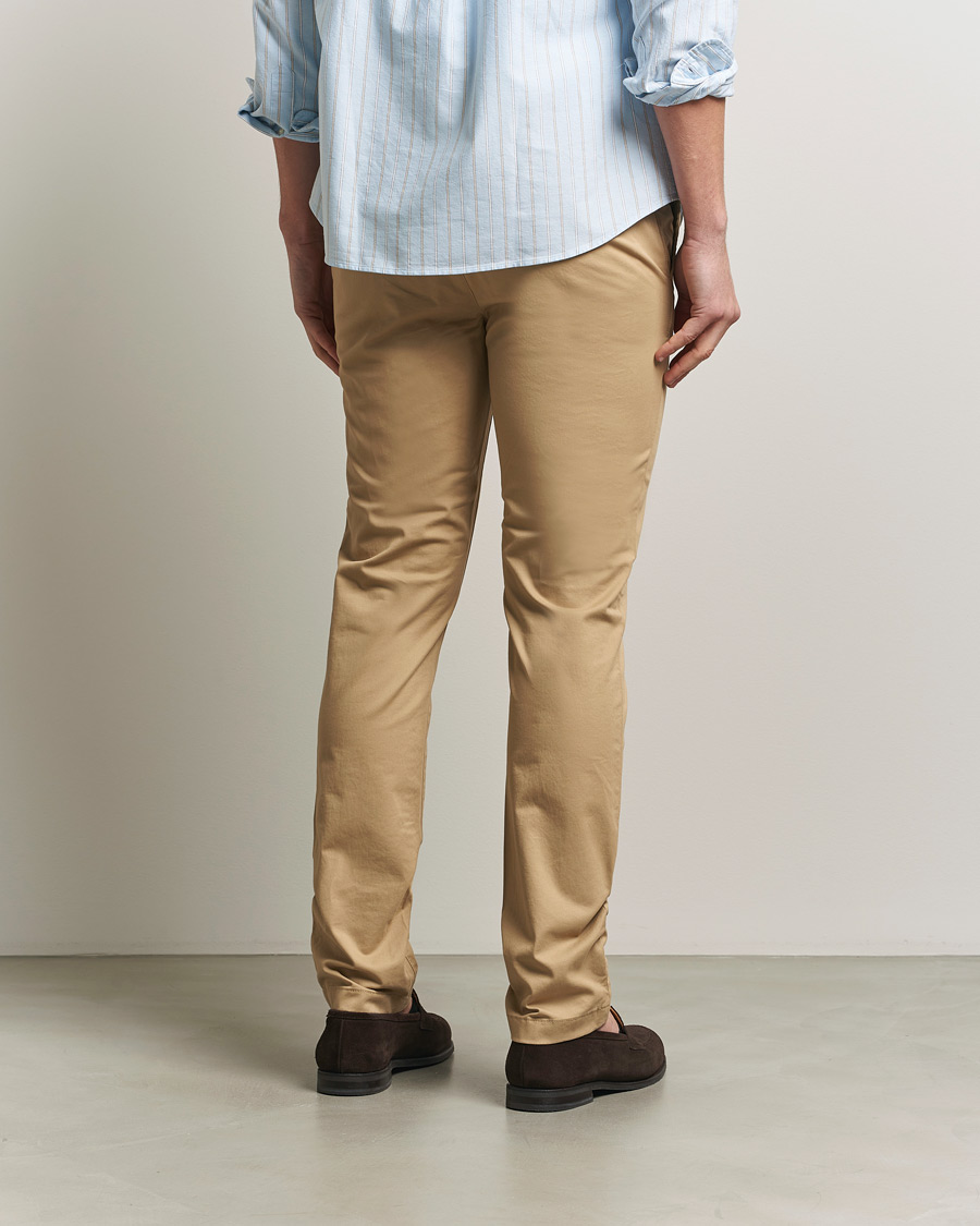 Men | Trousers | GANT | Slim Fit Chinos Dark Khaki