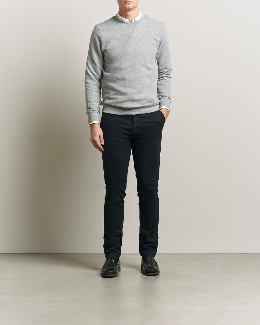 Men | Trousers | GANT | Slim Fit Chinos Black