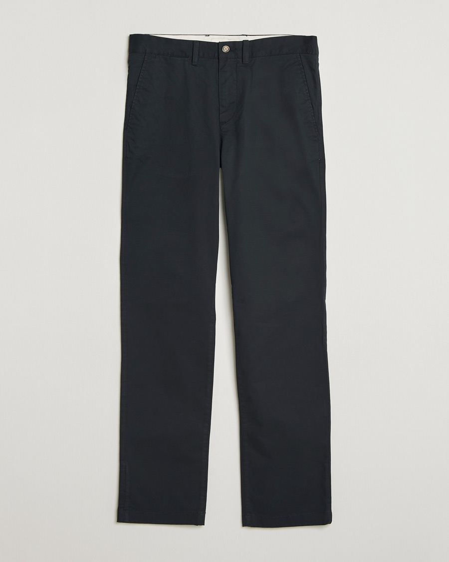 Men | Trousers | Gant | Regular Fit Chinos Black