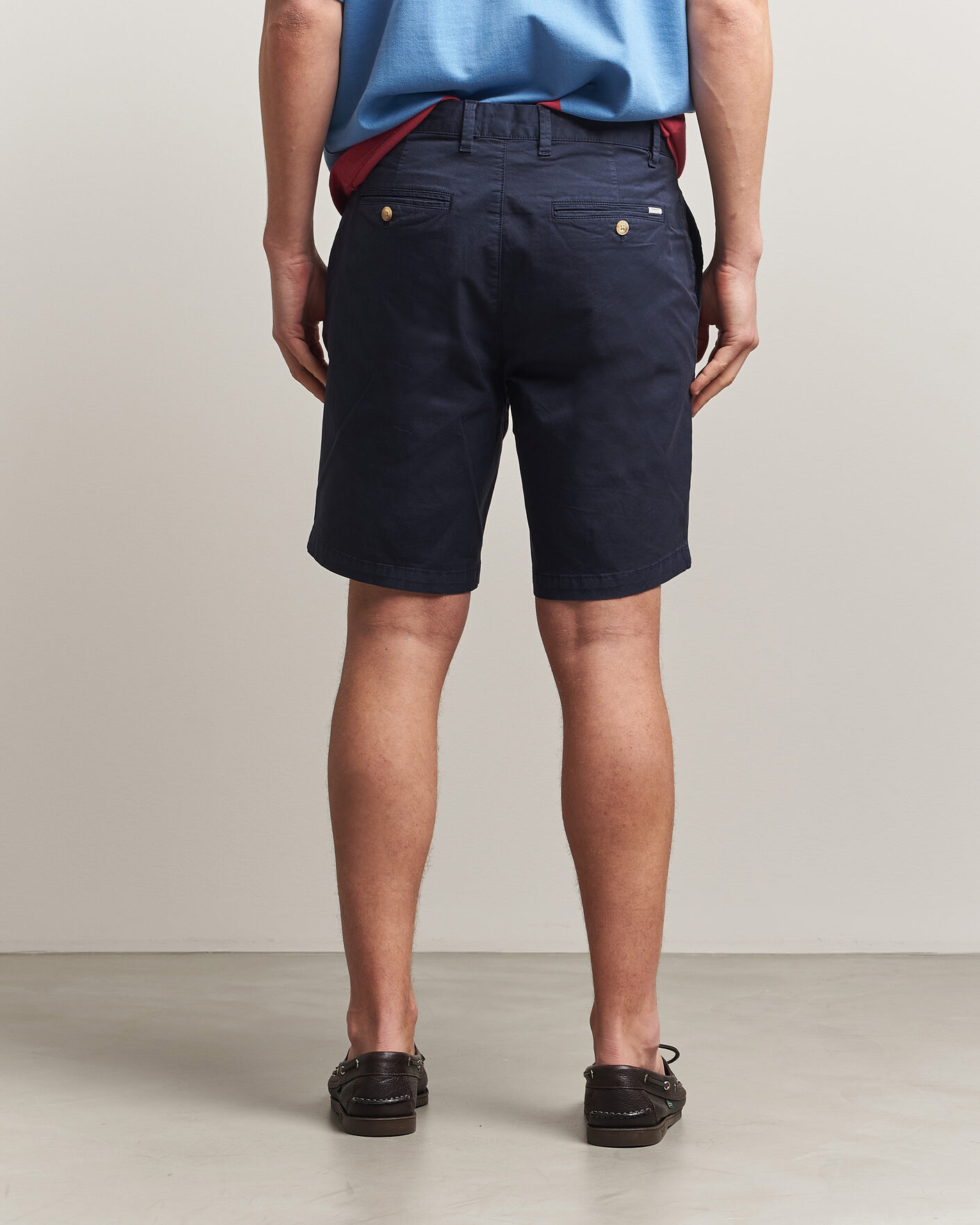 Men | Shorts | GANT | Regular Sunfaded Shorts Evening Blue