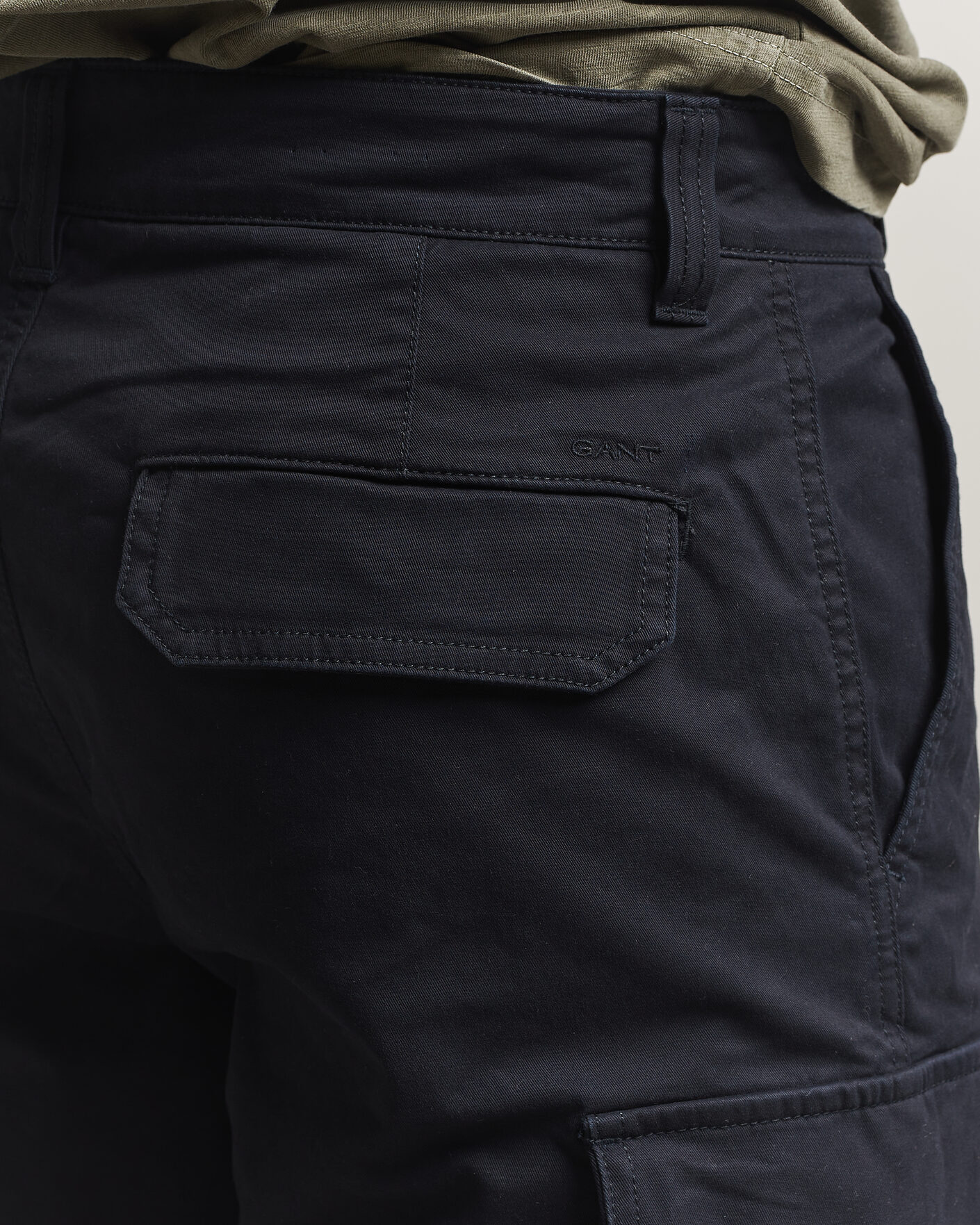 Men | Shorts | Gant | Regular Fit Classic Cargo Shorts Black