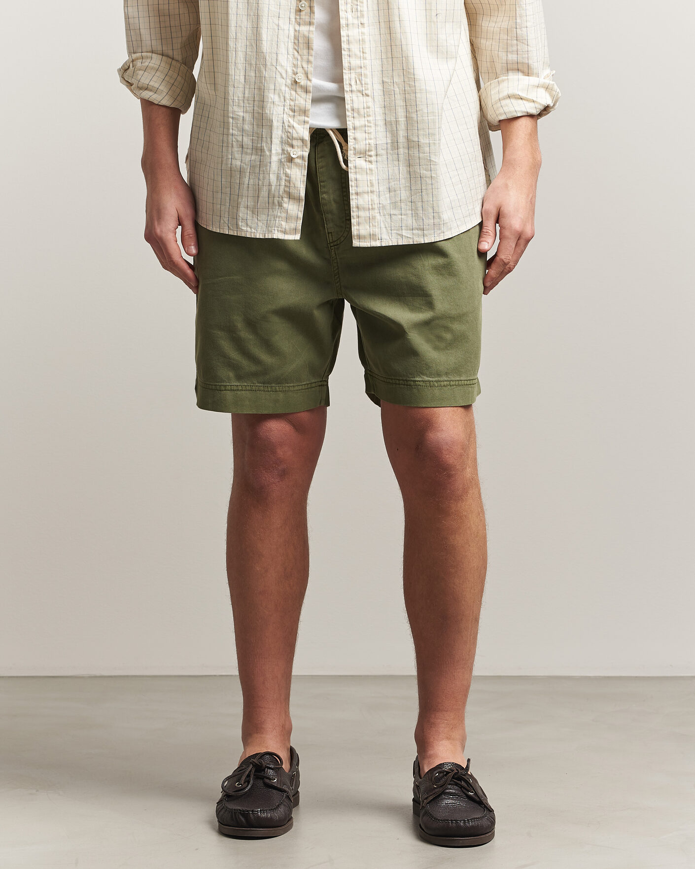 GANT Regular Fit Sunfaded Drawstring Dry Herb Green at CareOfCarl.com