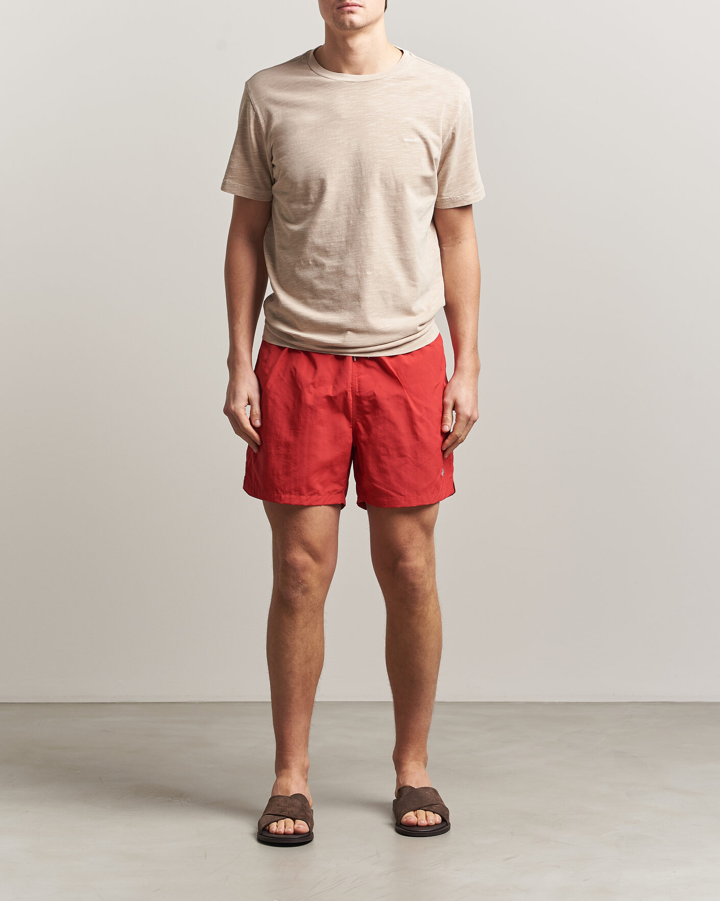 Men | Swimwear | GANT | Basic Swimshorts Rose Red