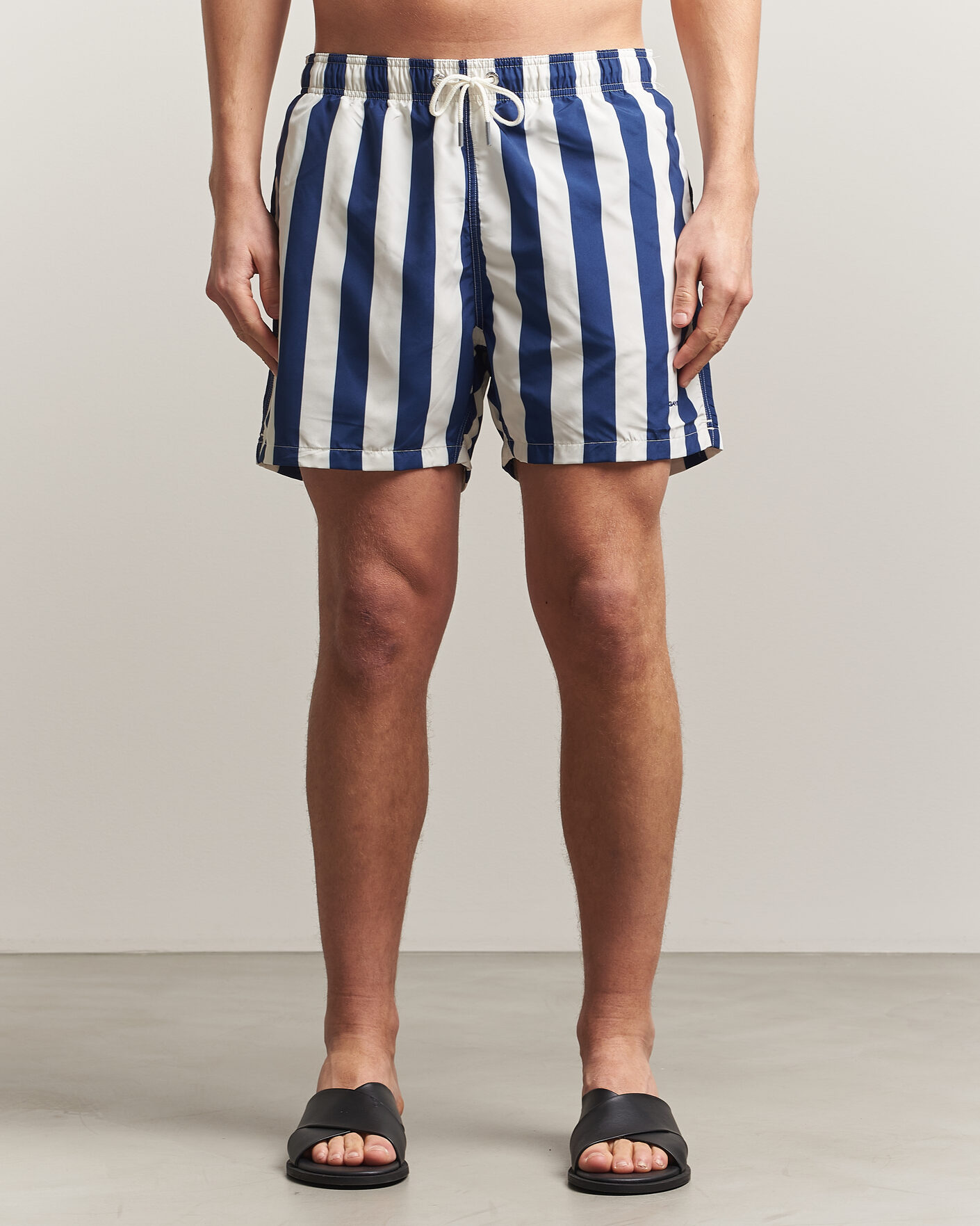 Men | Swimwear | Gant | Blockstriped Swimshorts Rich Navy