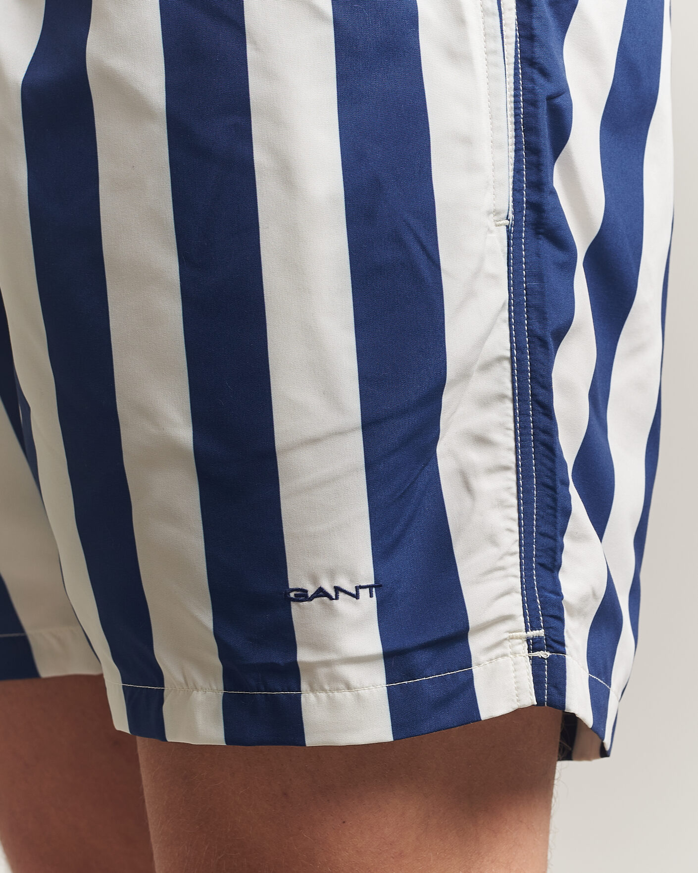 Men | Swimwear | Gant | Blockstriped Swimshorts Rich Navy
