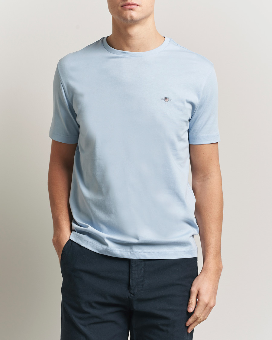 Men | T-Shirts | Gant | The Original T-Shirt Fresh Blue