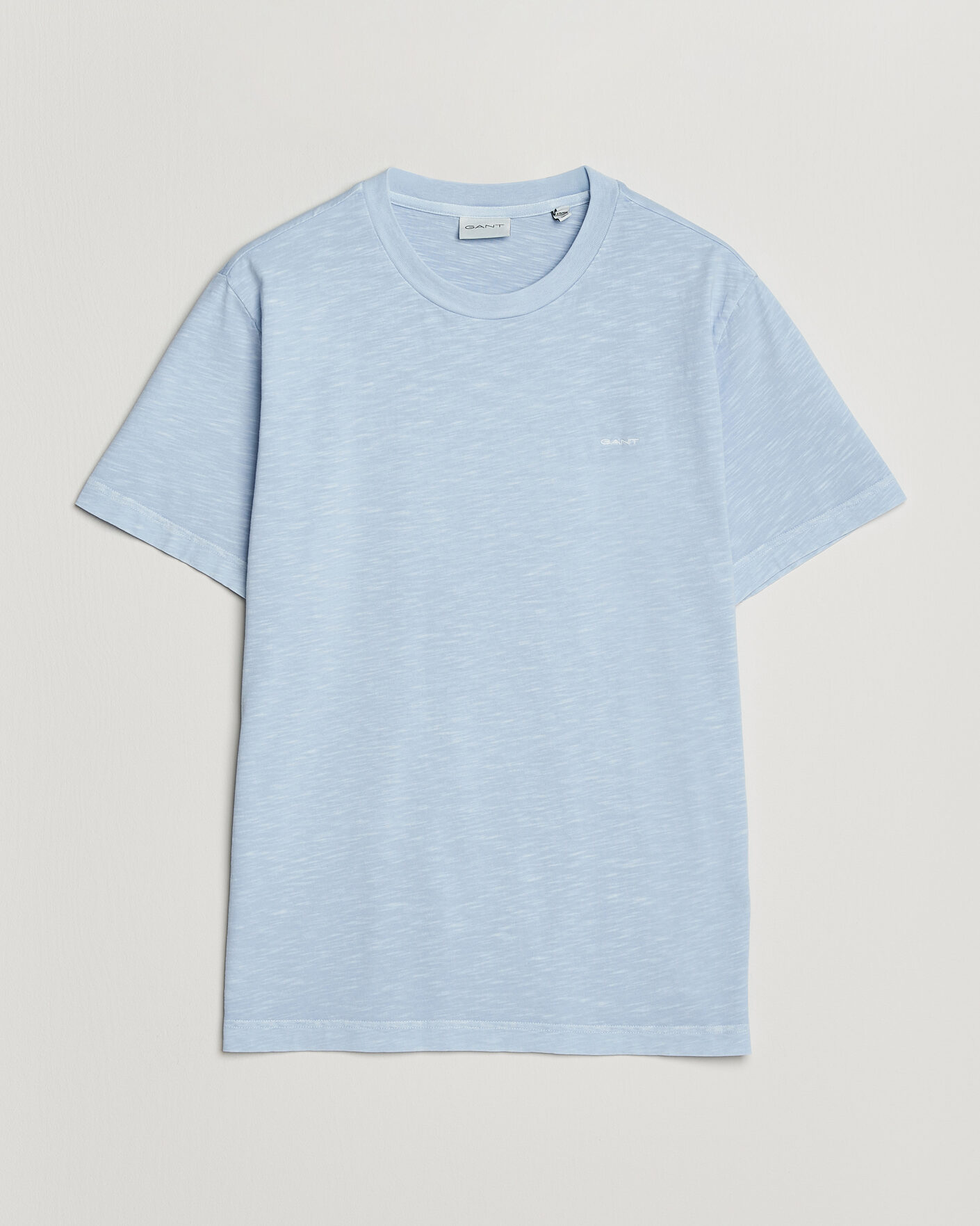 Men | T-Shirts | Gant | Washed Slub T-Shirt Fresh Blue