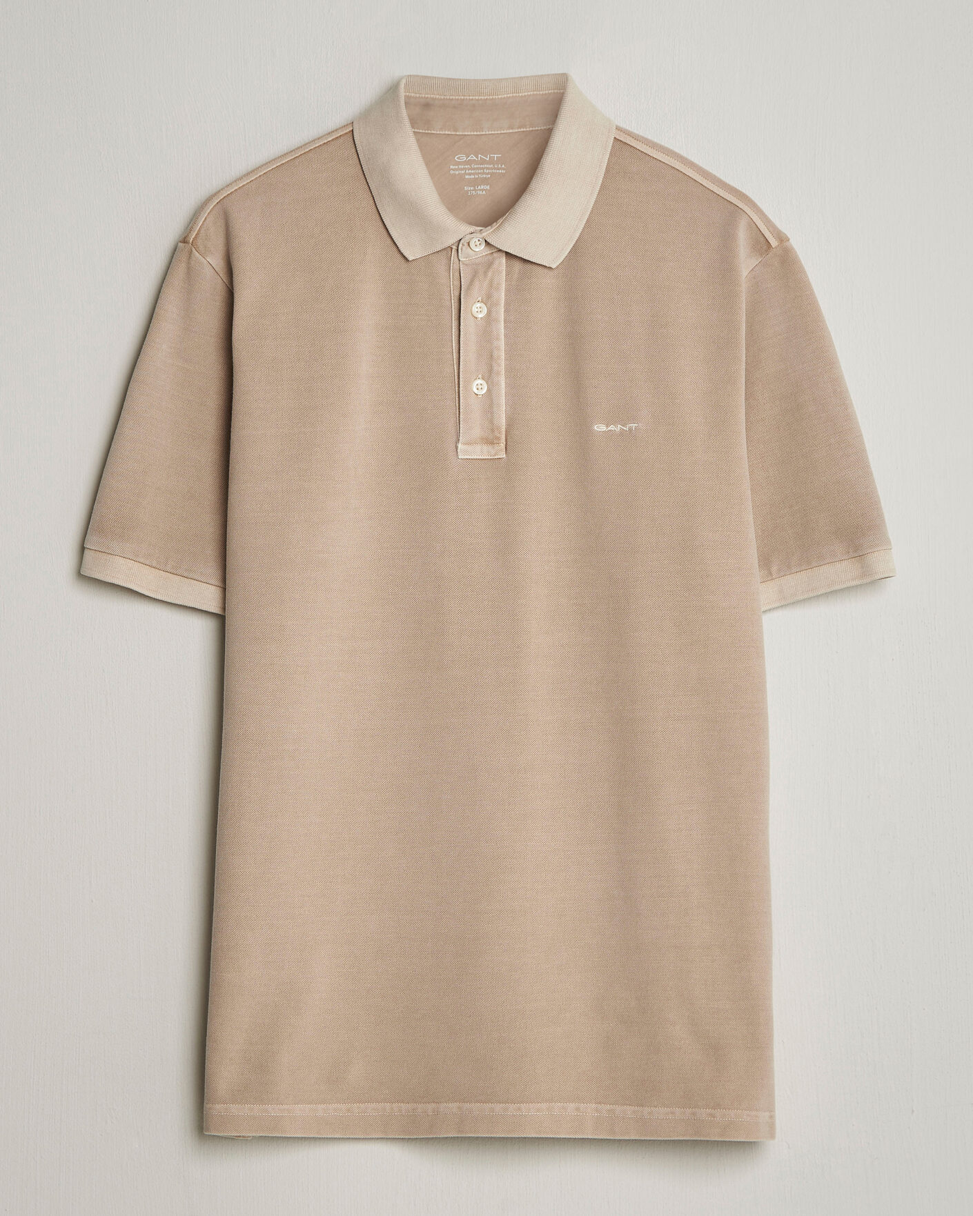 Men | Polo Shirts | GANT | Sunfaded Polo Oat Beige